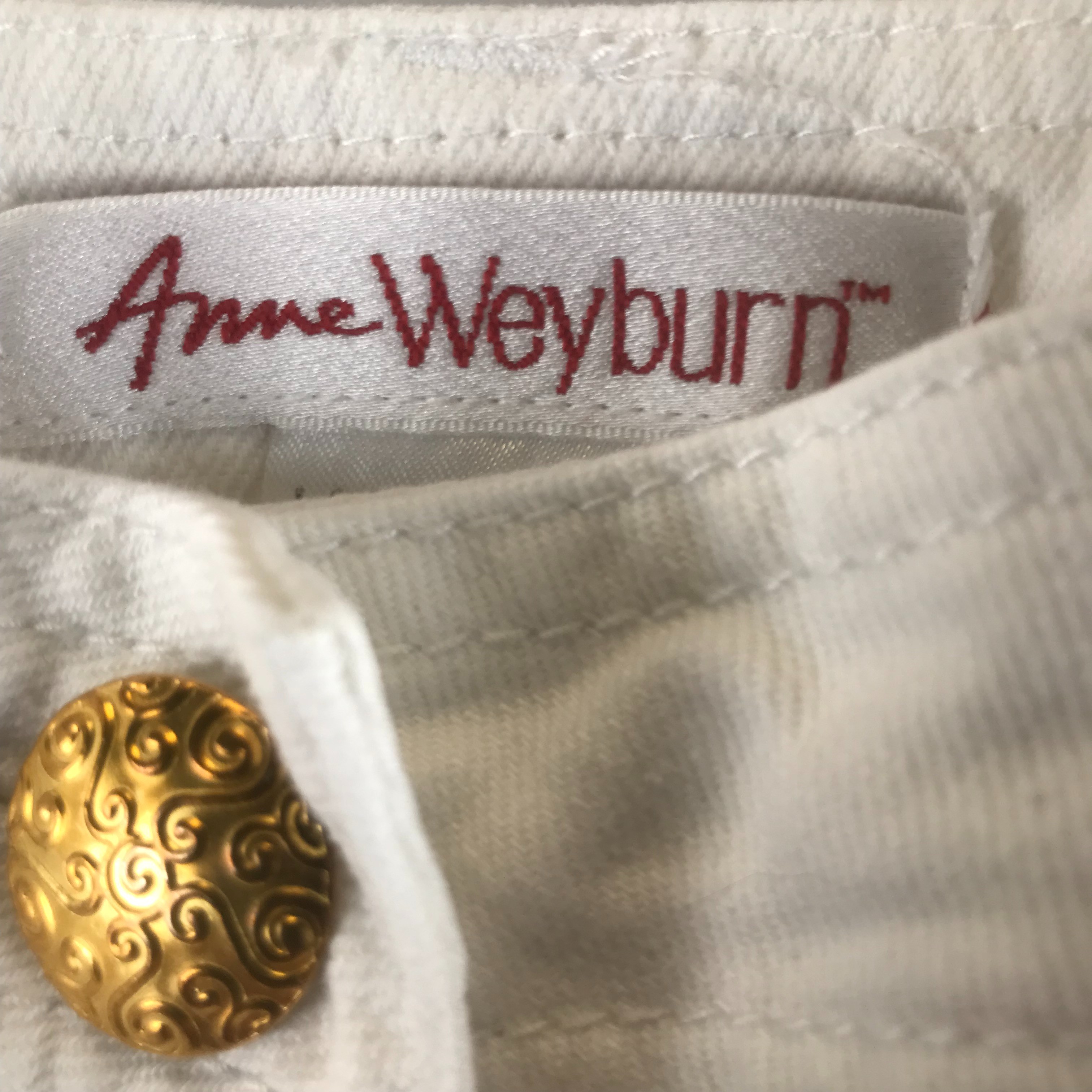 Jean blanc - Anne Weyburn La Redoute - 44 - Très bon état - Photo 4