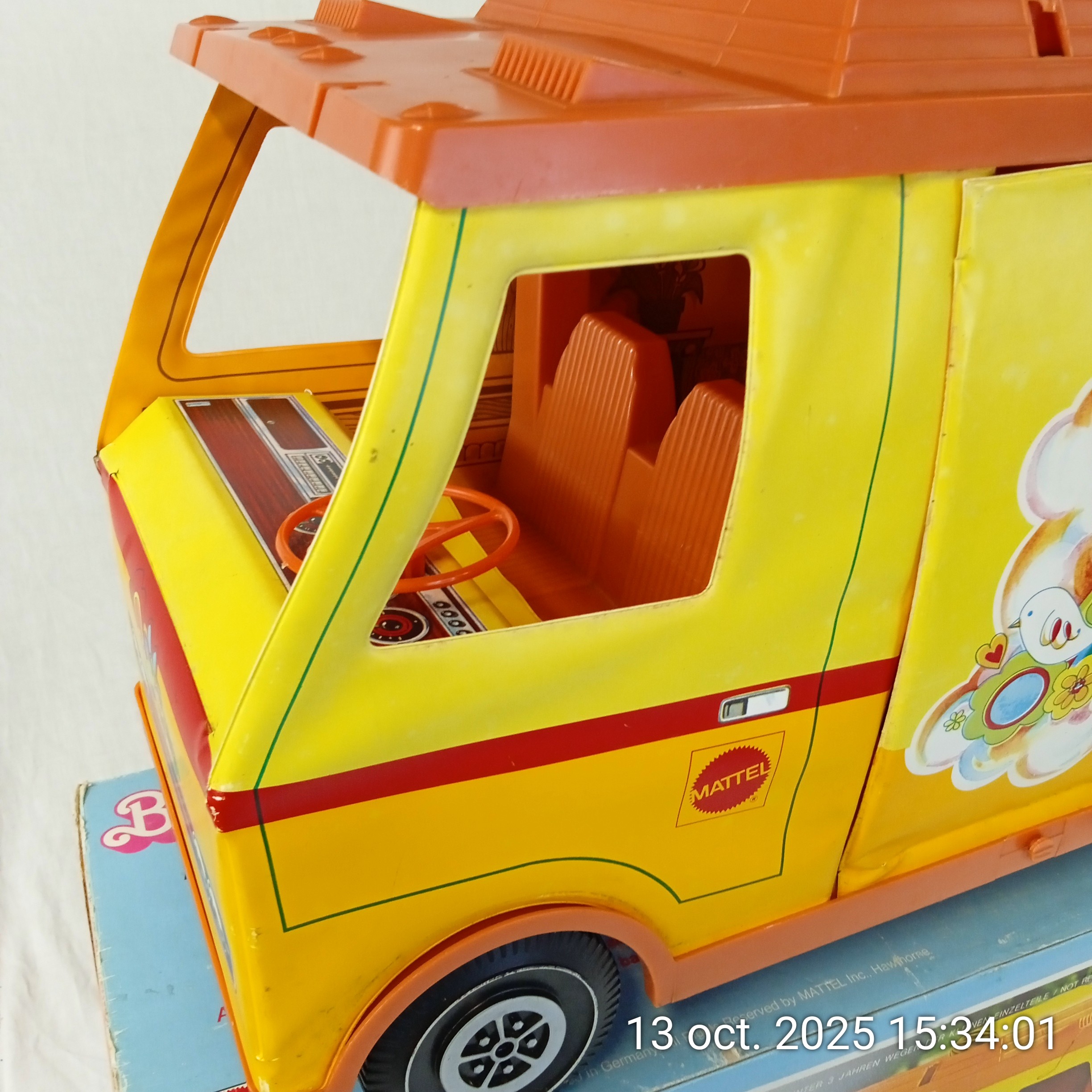 Barbie Camping-car 1970 CAMPER Mattel Bon état - Vue 3 - 