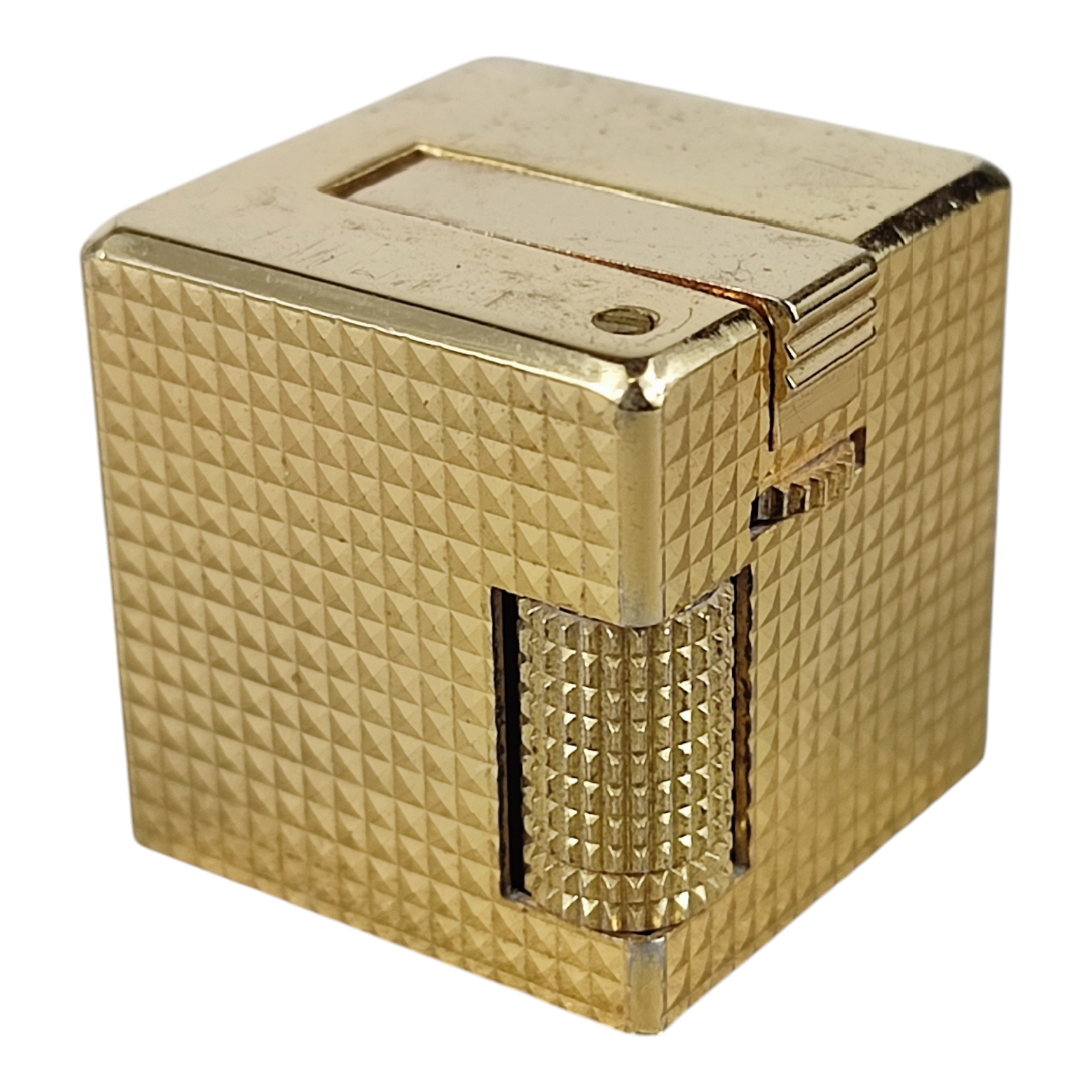 Briquet cube IPPAG DICE en métal doré Bon état -  reconditionné disponible sur Label Emmaüs