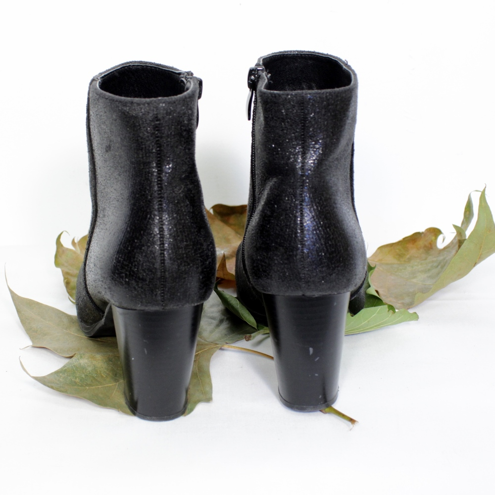  Bottines Femme Noire IN BOTEGA Pointure 41 - Photo 3