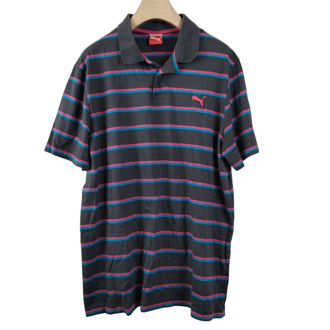 Puma - polo multi couleur à rayures - Taille 48 ( estimé) - Photo 0