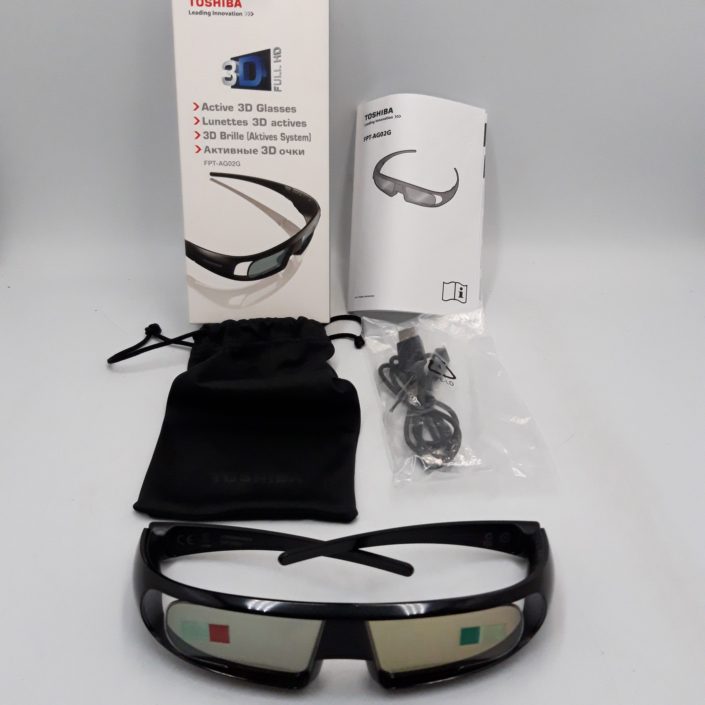 Lunettes 3D Toshiba FPT-AG02 – Parfaites Pour Le Cinéma à La Maison (occasion)