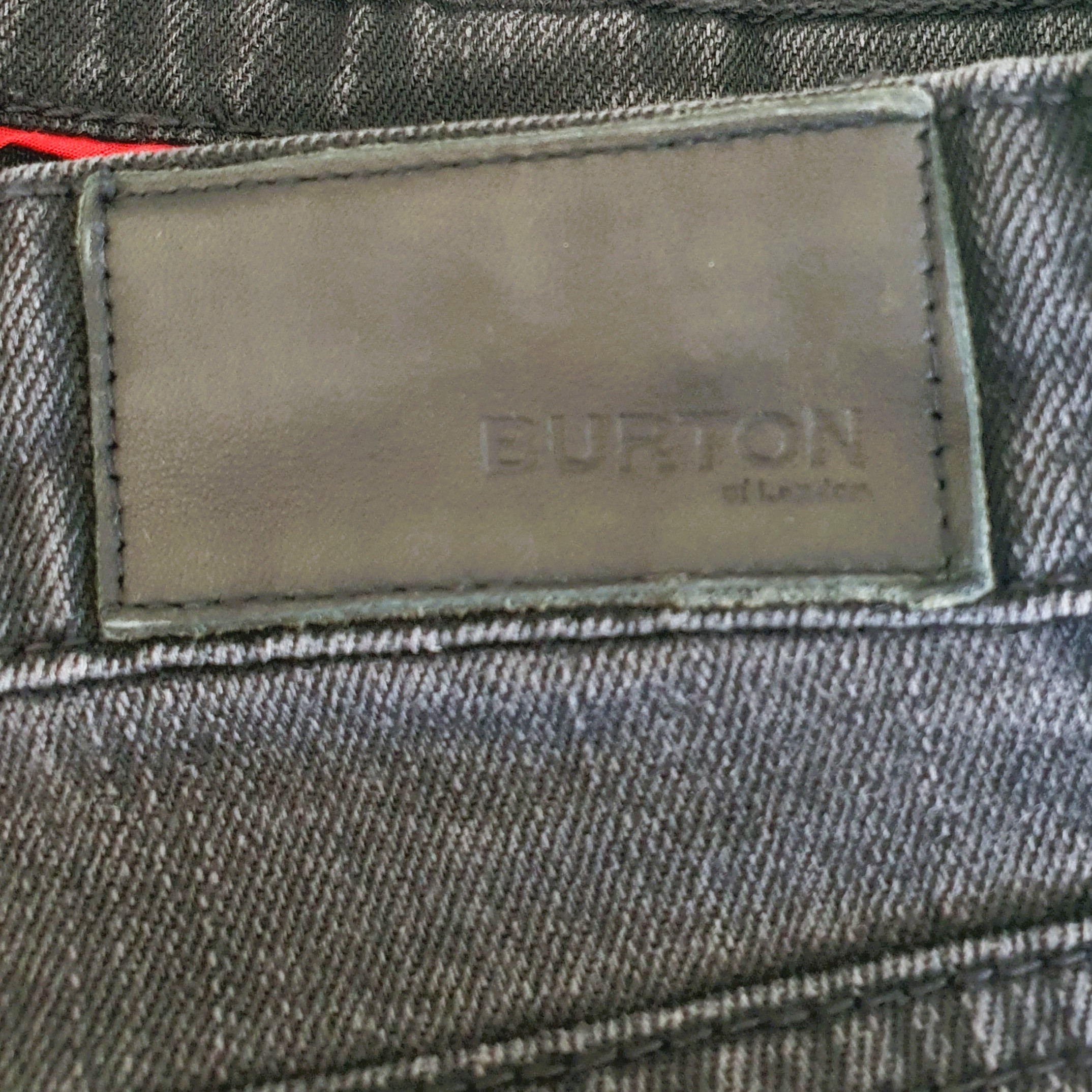 Denim Burton of London noir taille 46 - Photo 4