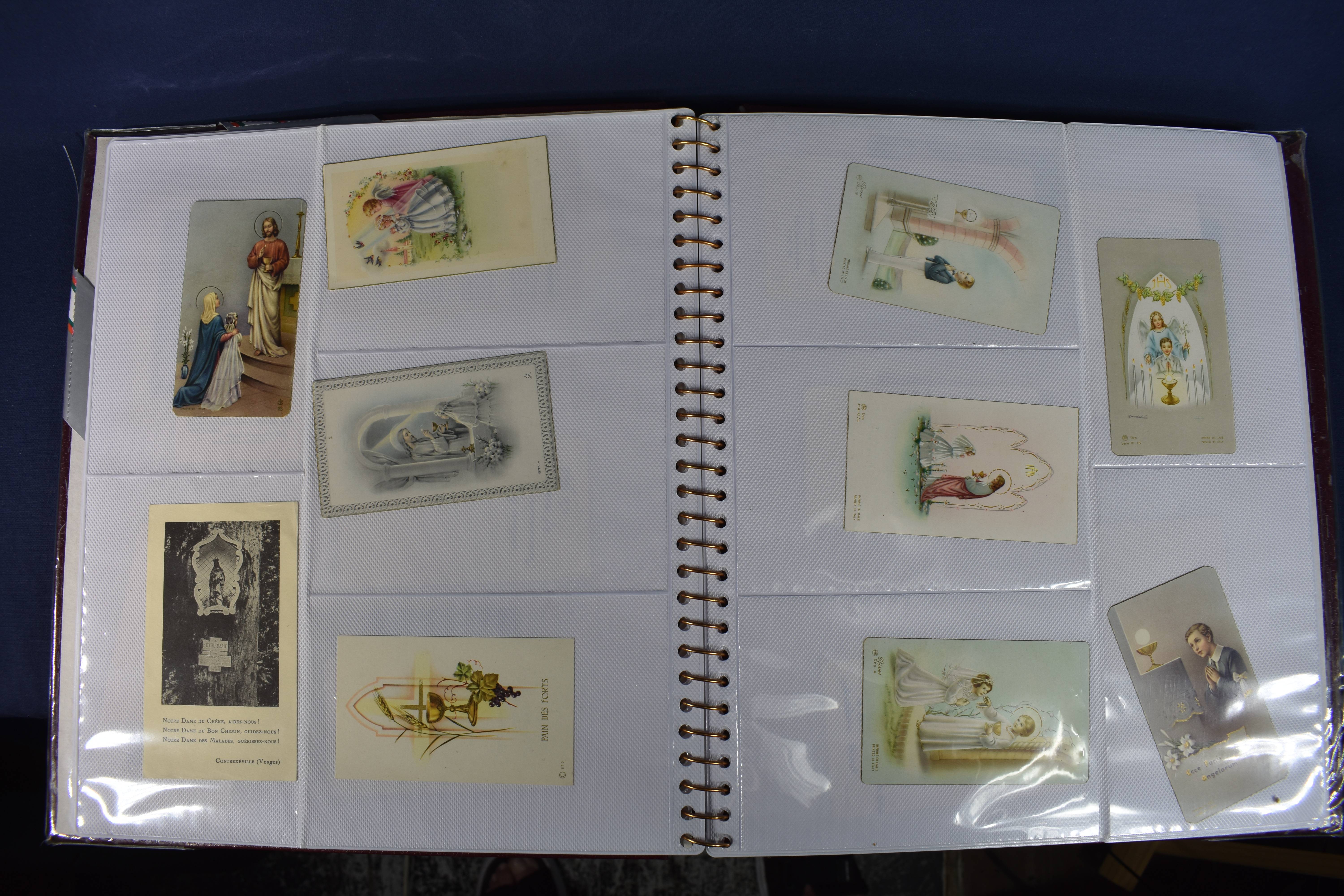 120 images de Communion, Confirmation dans un album, longueur 33, largeur 30 et hauteur 2.5 cm. État correct - Vue 11 - 