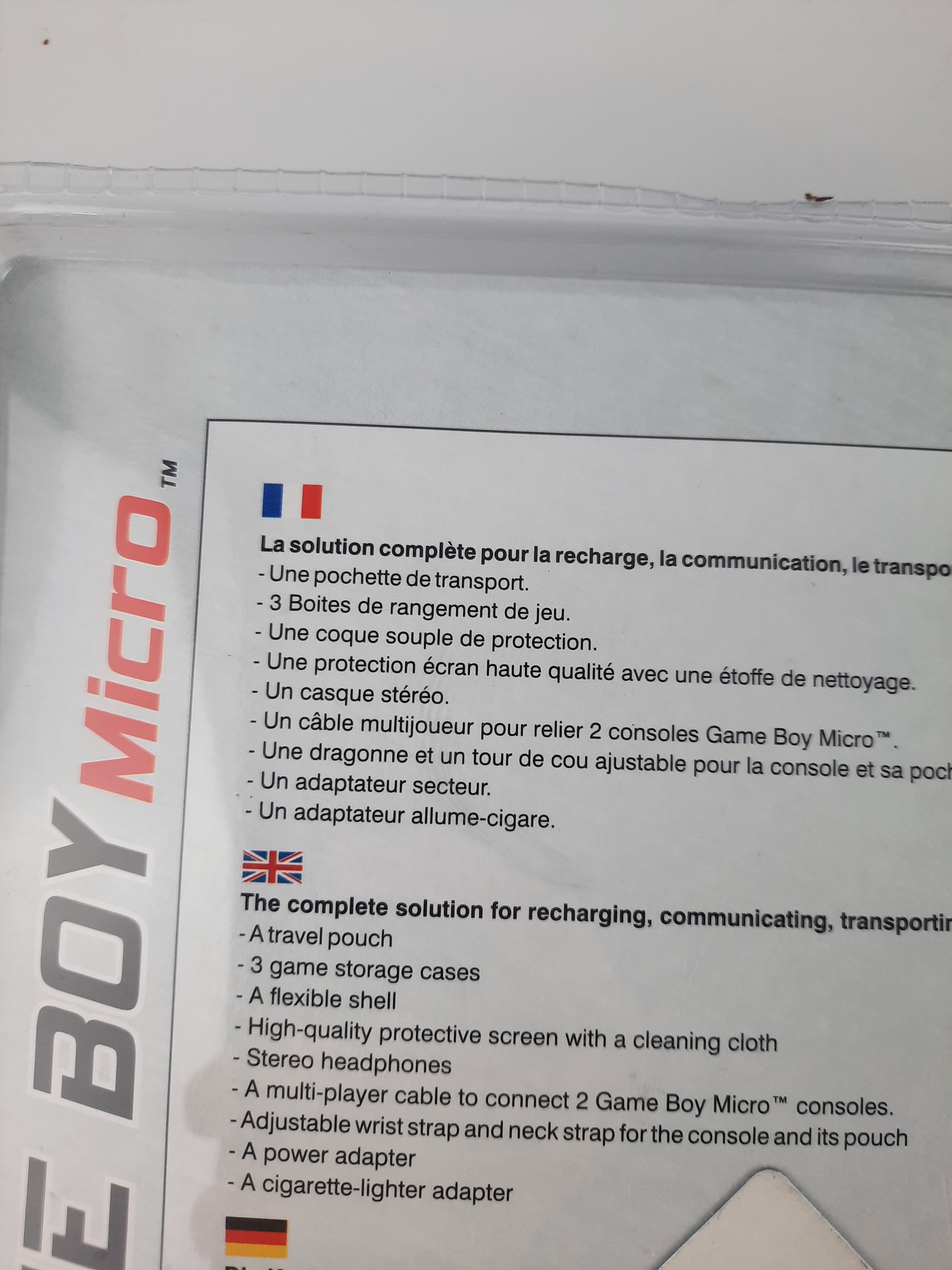 La solution complète pour recharge, communication, transport et protection de console Game Boy micro - Photo 6
