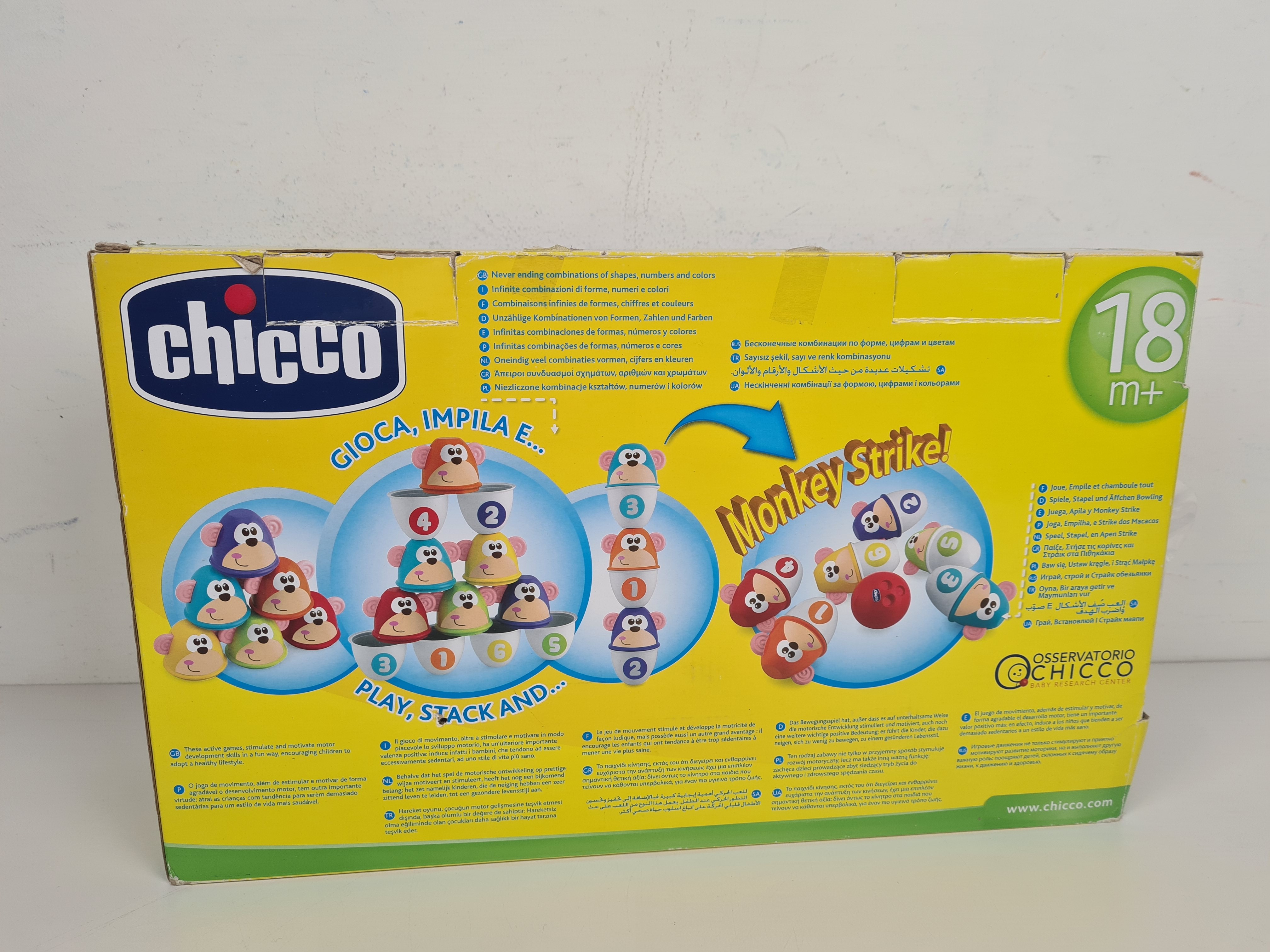 Jeu de Gioco impilabile - Stackable toy - Fit & Fun - Monkey Strike - Chicco - 18 mois + - Photo 3