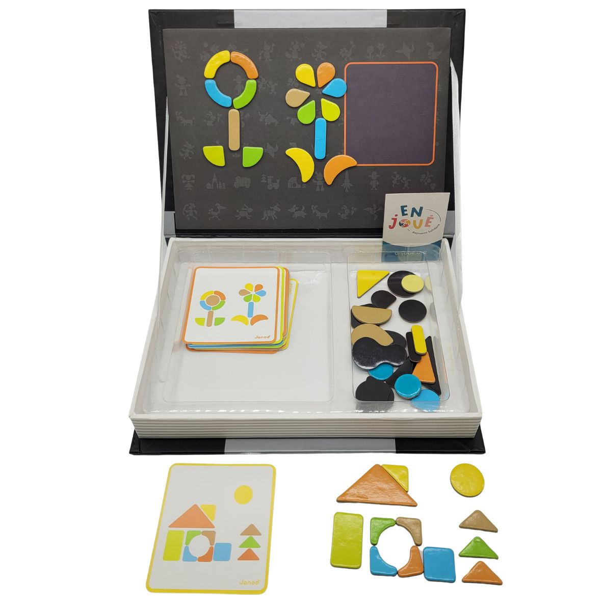 Jeu éducatiff - Magneti'Book Moduloform -Janod - Dès 3 ans. Bon état - Vue 2 - 