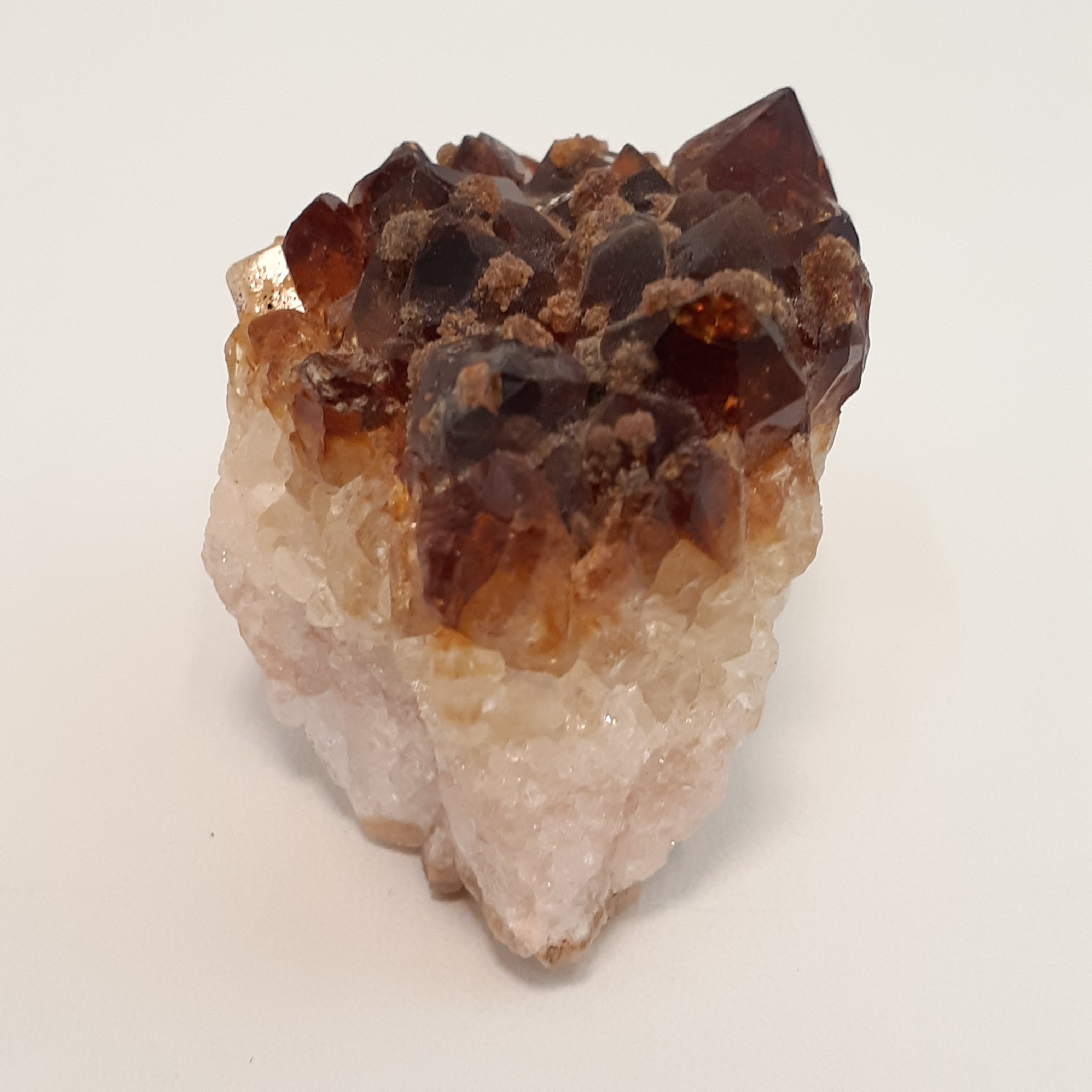 Pierre brute de grappe de cristaux de citrine - Photo 3
