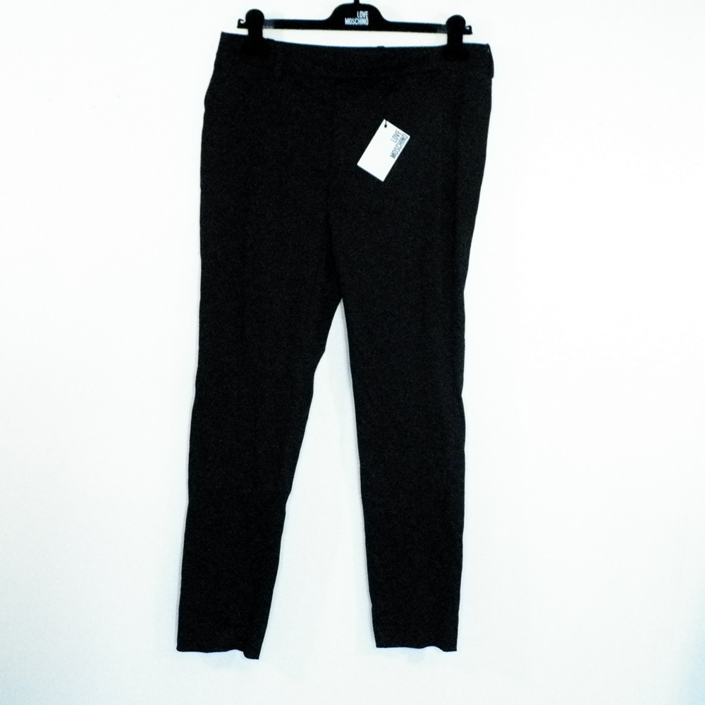 Pantalon Femme En Coton Noir LOVE MOSCHINO Taille Estimée 44 Comme neuf -  reconditionné disponible sur Label Emmaüs