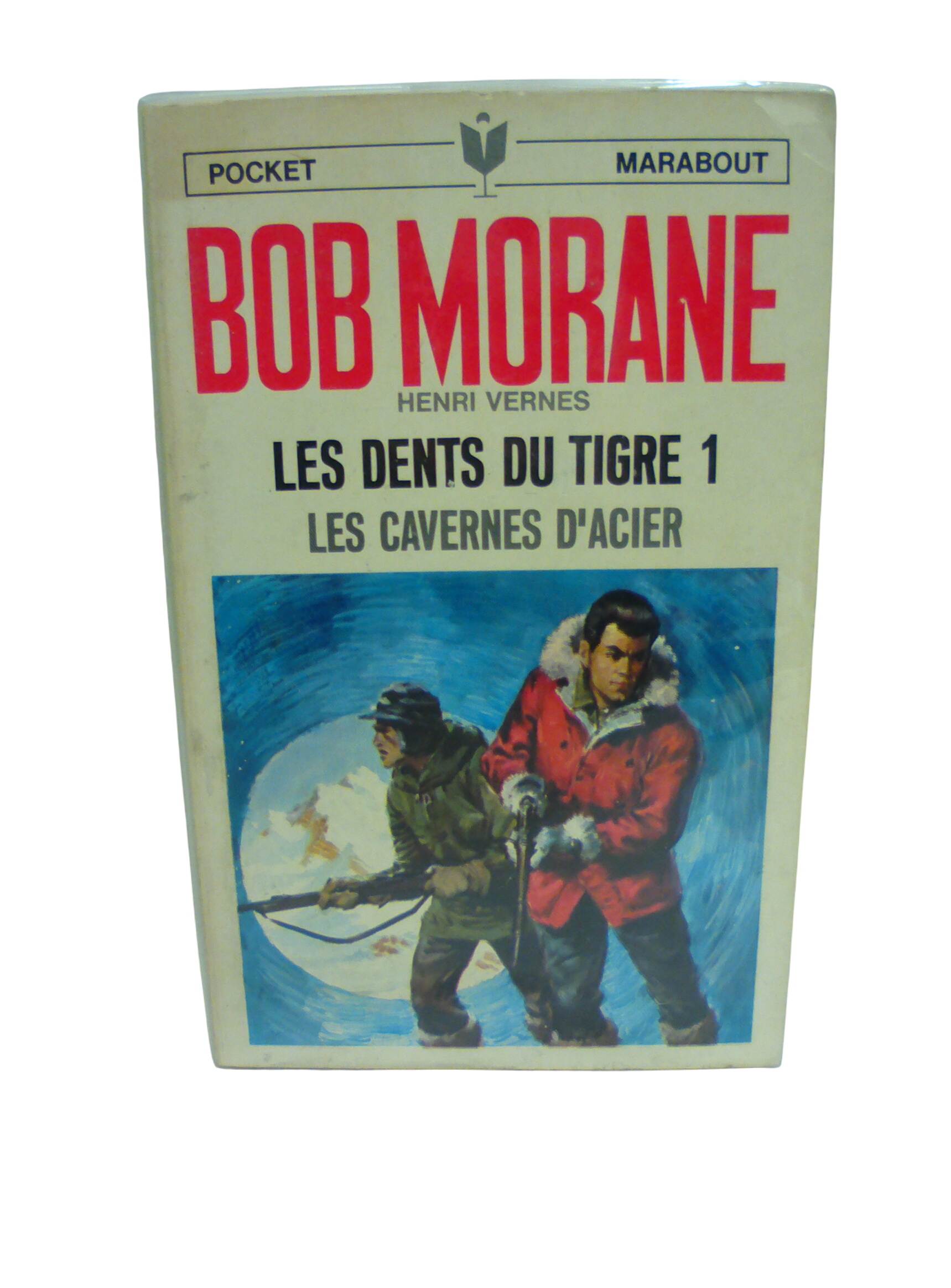 Livre Bob Morane, les dents du tigre : Les cavernes d'acier, la terreur verte, tome 1, 1958, Sous plastique - Photo 0