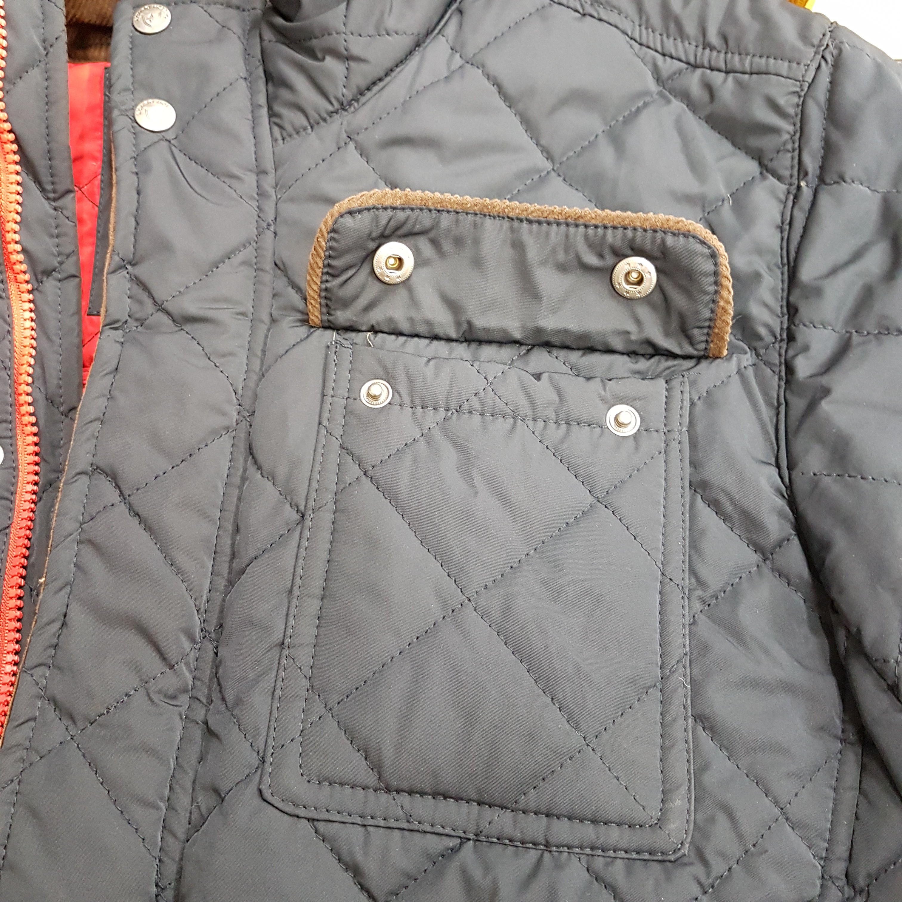 Veste matelassée bleu marine - ALVARO MORENO - Taille 44/46 estimée Très bon état - Vue 7 - 