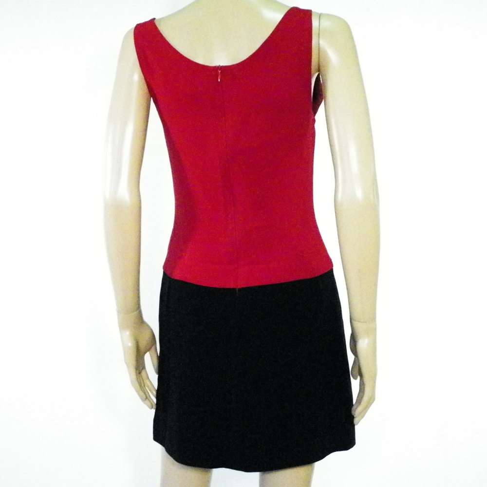 Robe Rouge Bordeaux GEORGES RECH Taille 38 Bon état - Vue 3 - 