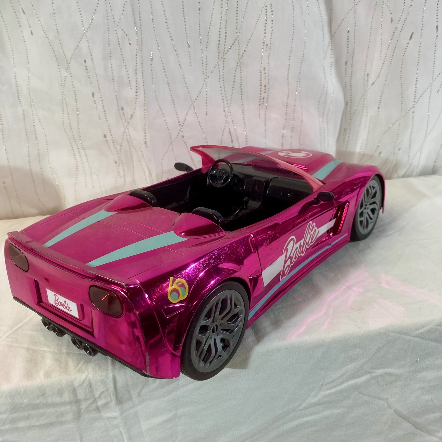 Voiture de Barbie télécommandée coupé cabriolet - Photo 2