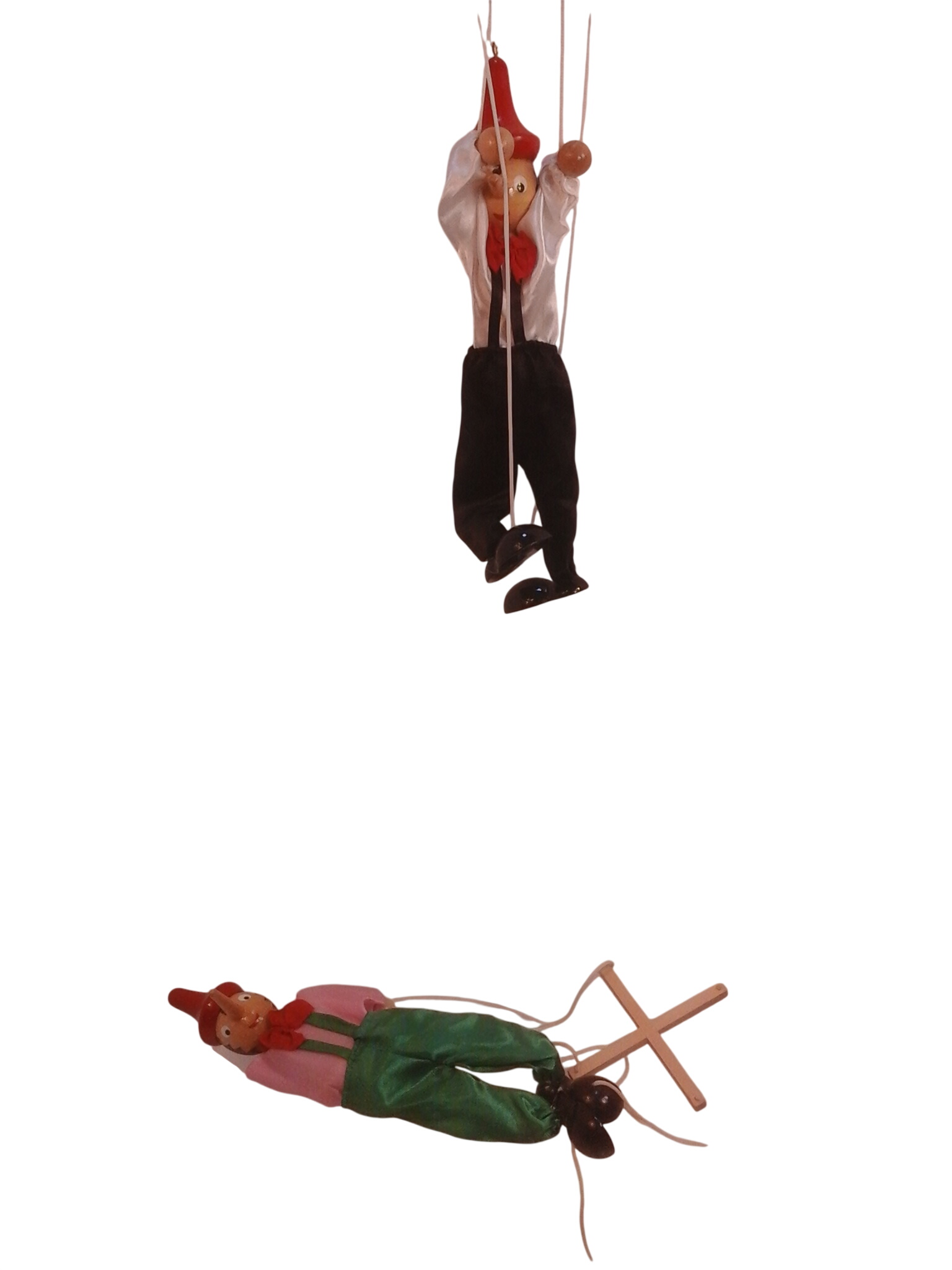 Lot de deux Pinochio marionnette bois Bon état -  reconditionné disponible sur Label Emmaüs
