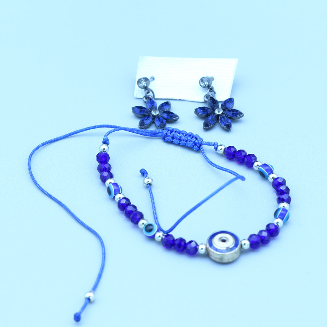 Collier vintage et boucles d'oreille Bon état - Vue 3 - 
