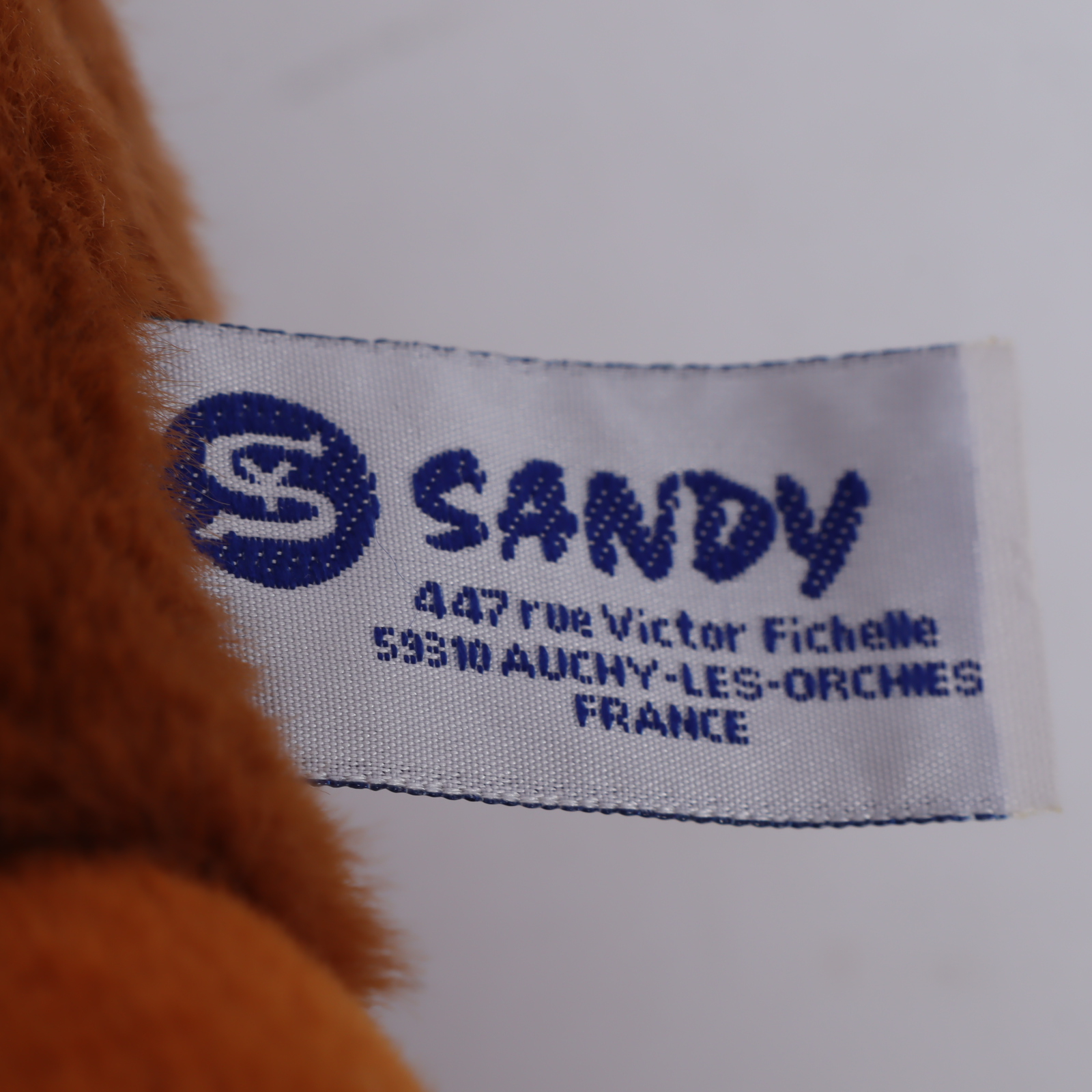Peluche Renard - Collection Marque Sandy Très bon état - Vue 7 - 