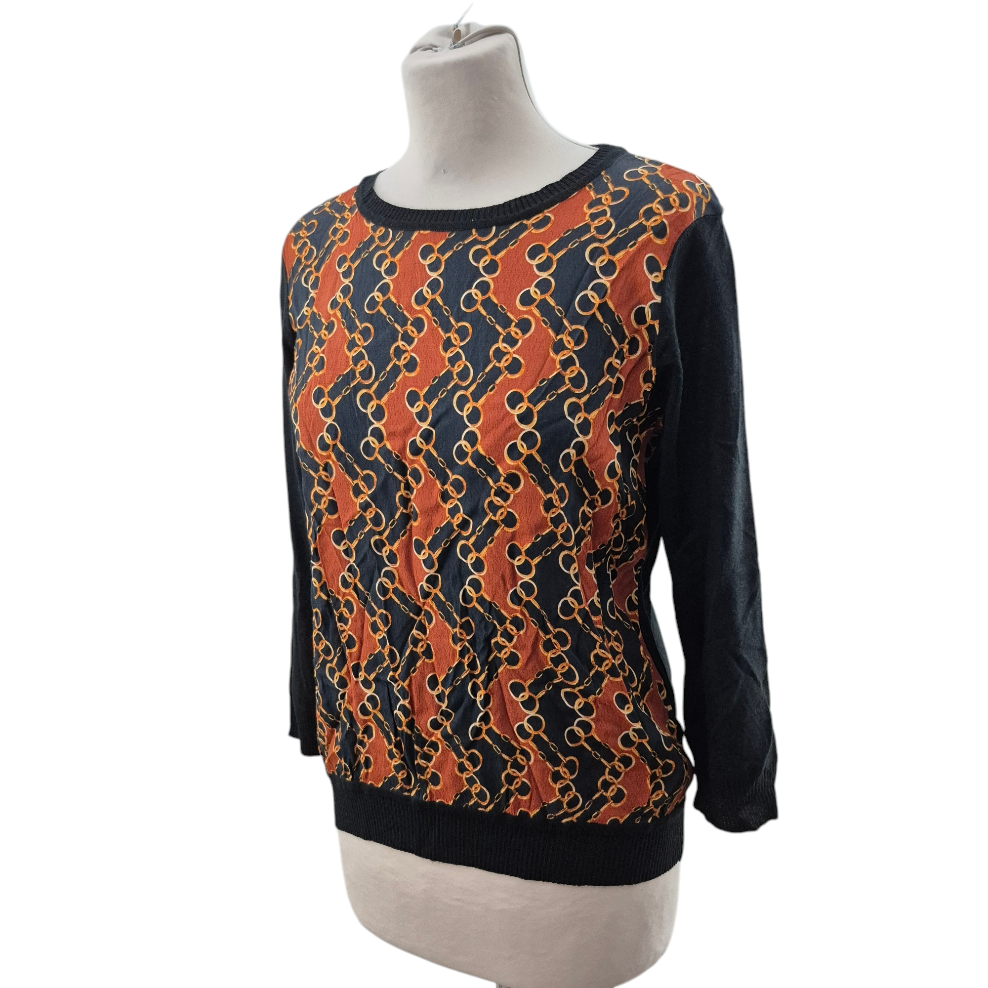 Pull en maille et tissu 👩‍🦰👱‍♀️- Maison 123 - T38 - Photo 3