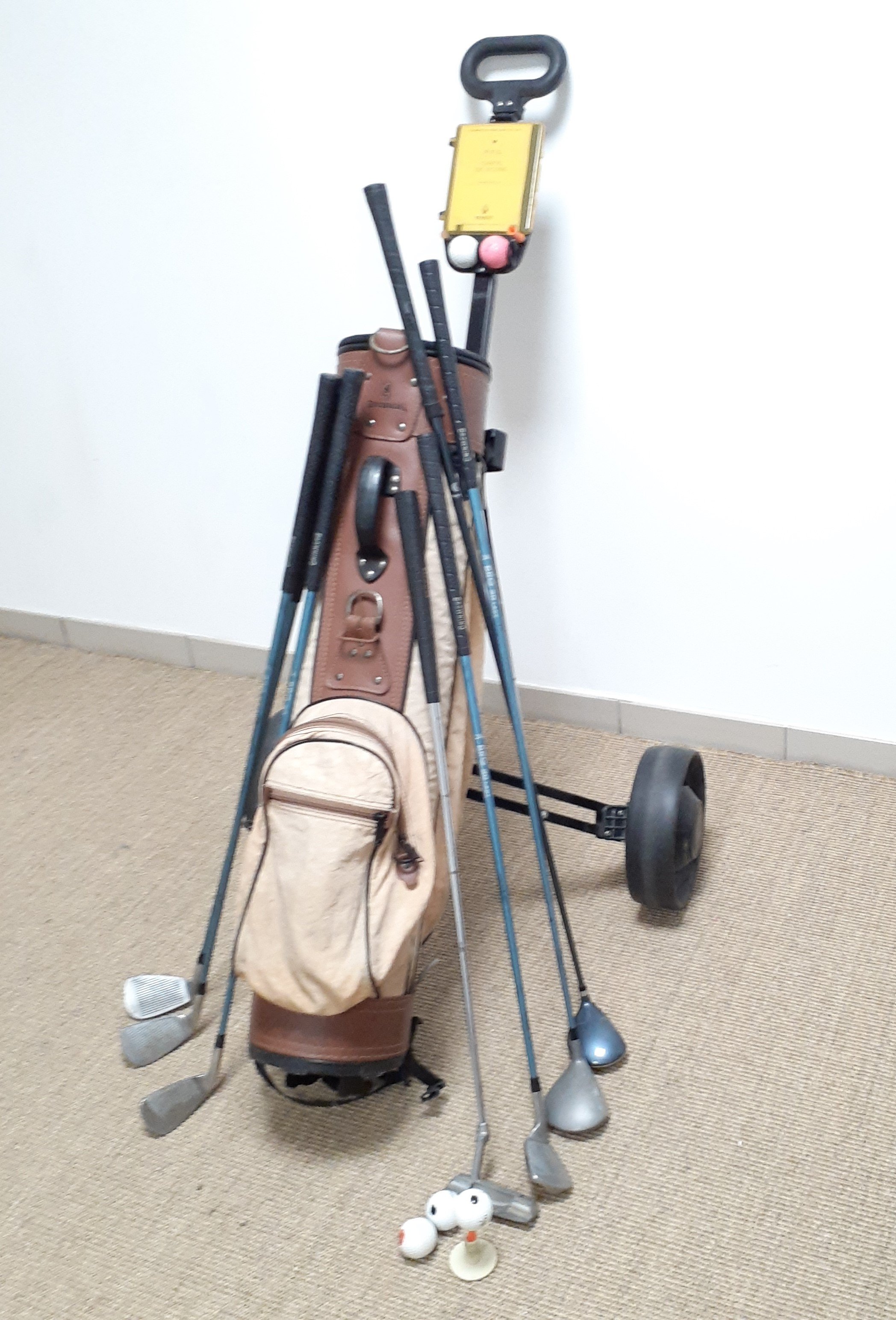 Chariot de golf droitier et accessoires - Photo 5
