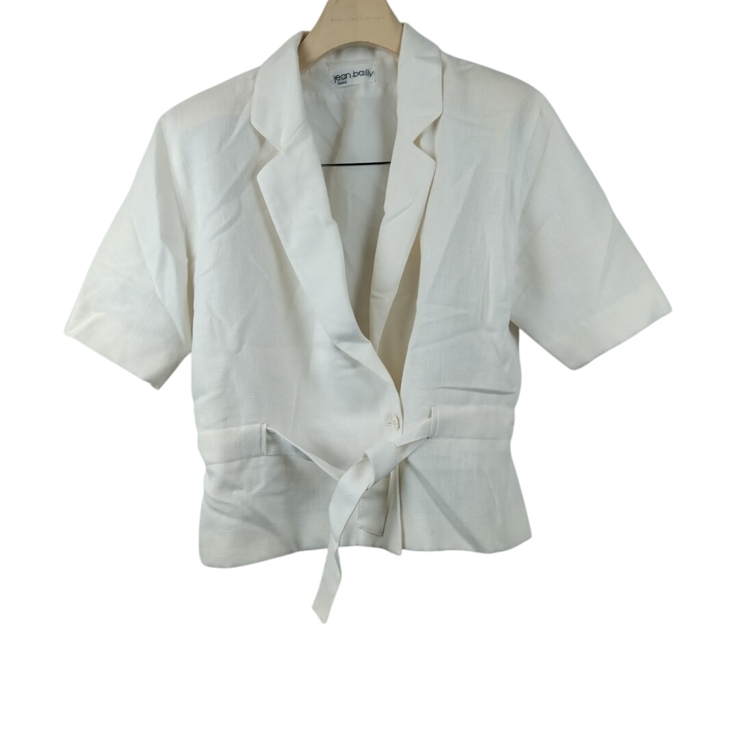 Jean Bailly - Veste blanche en polyester - Taille 48 (estimé) - Photo 0