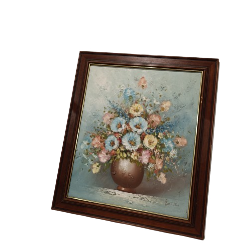 Voir photo 3 de Peinture sur toile "Bouquet " Peinture sur toile "Bouquet " Bon état - Vue 3 -