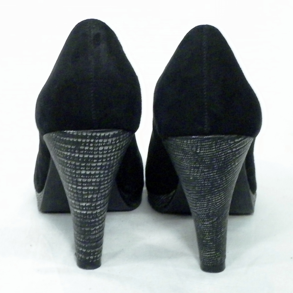  Chaussures à talon noir MARCO TOZZI Pointure 38 Bon état - Vue 3 - 