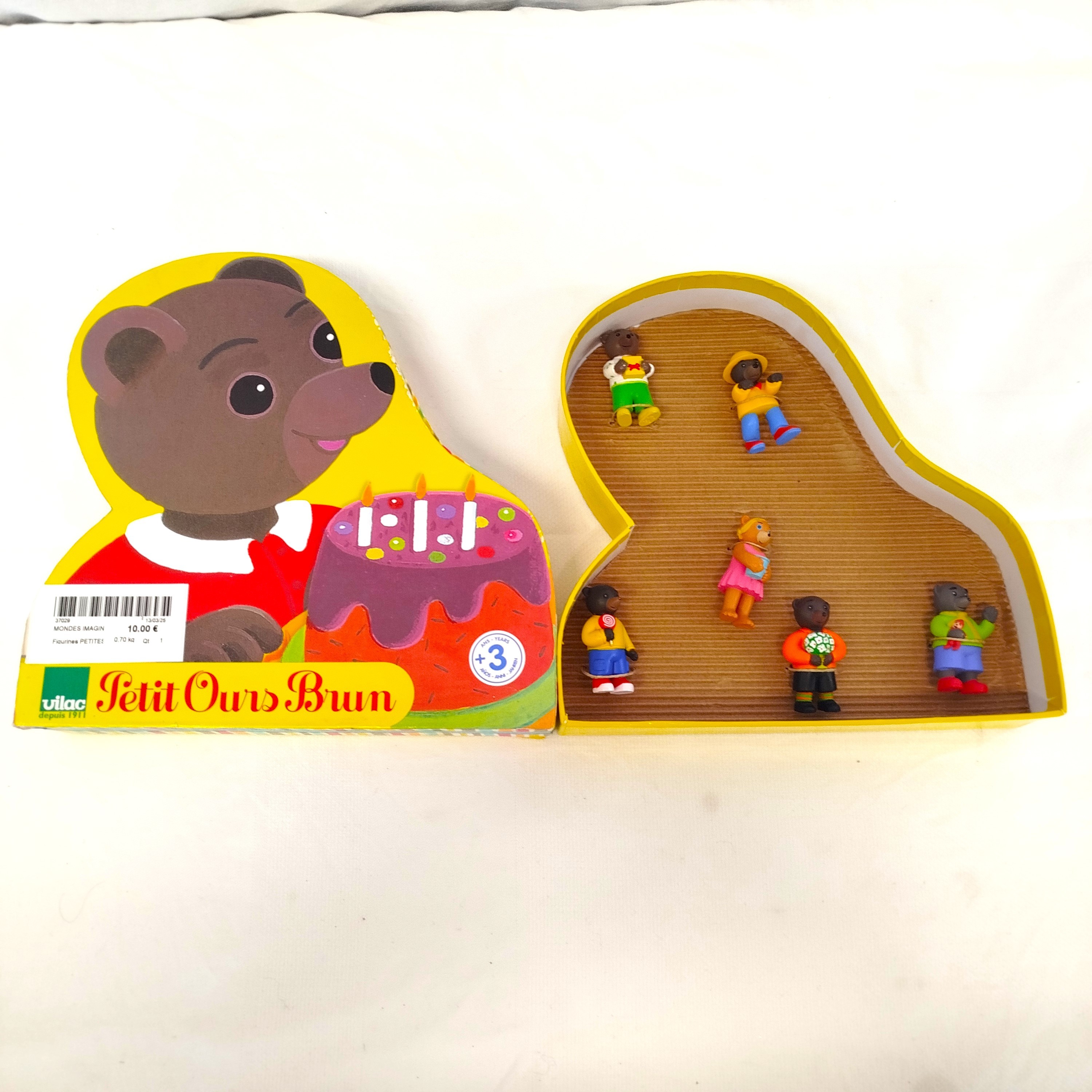 Figurines petit ours brun - Bon état - Photo 2