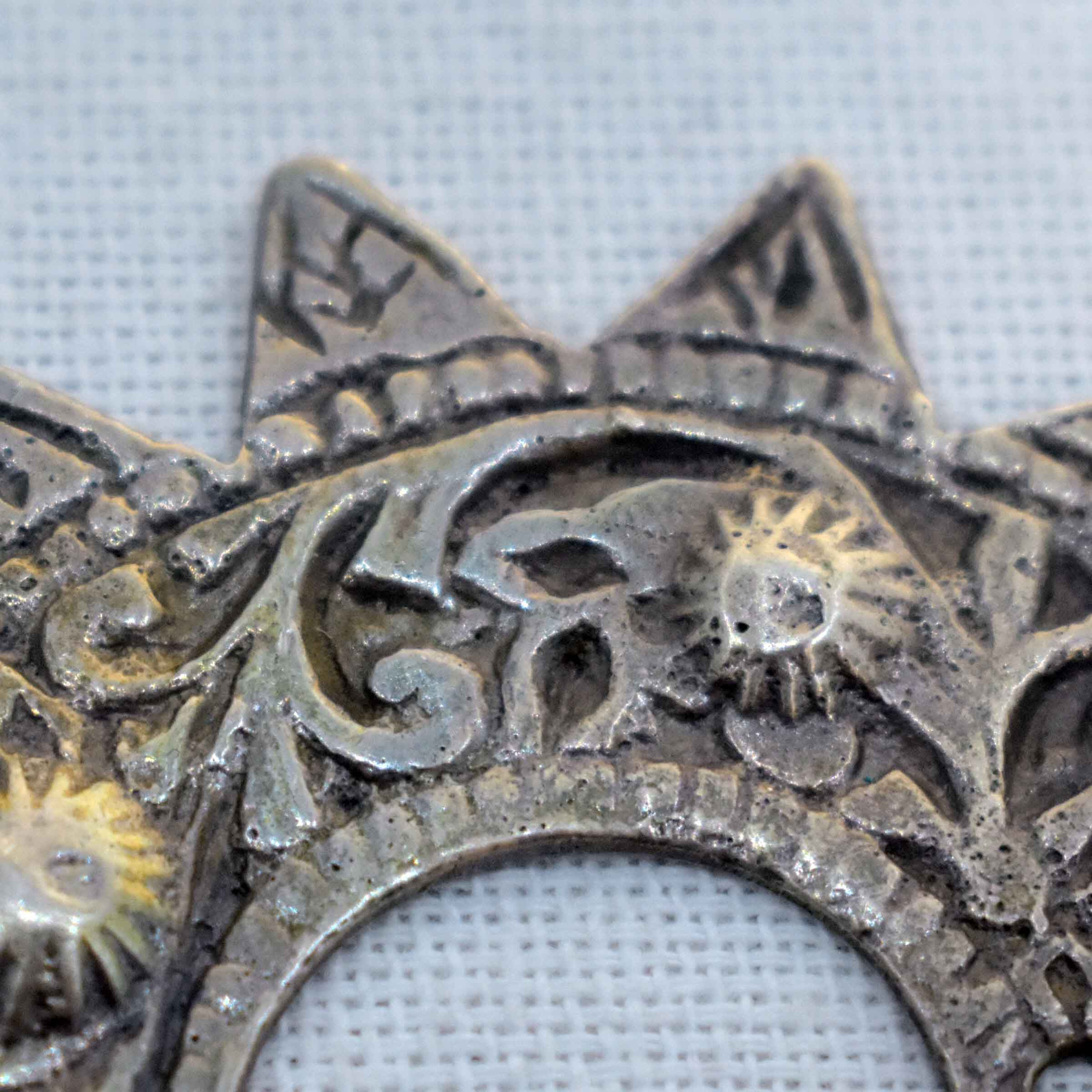 Lot de Bijoux Berbères Anciens - Pate de Verre & Métal Argenté Bon état - Vue 10 - 