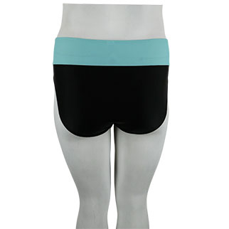 Bas de maillot de bain noir et vert - Femme - Taille XXL - Photo 1
