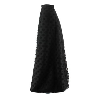 Jupe noire à pois - Femme - Taille 42 - Photo 2