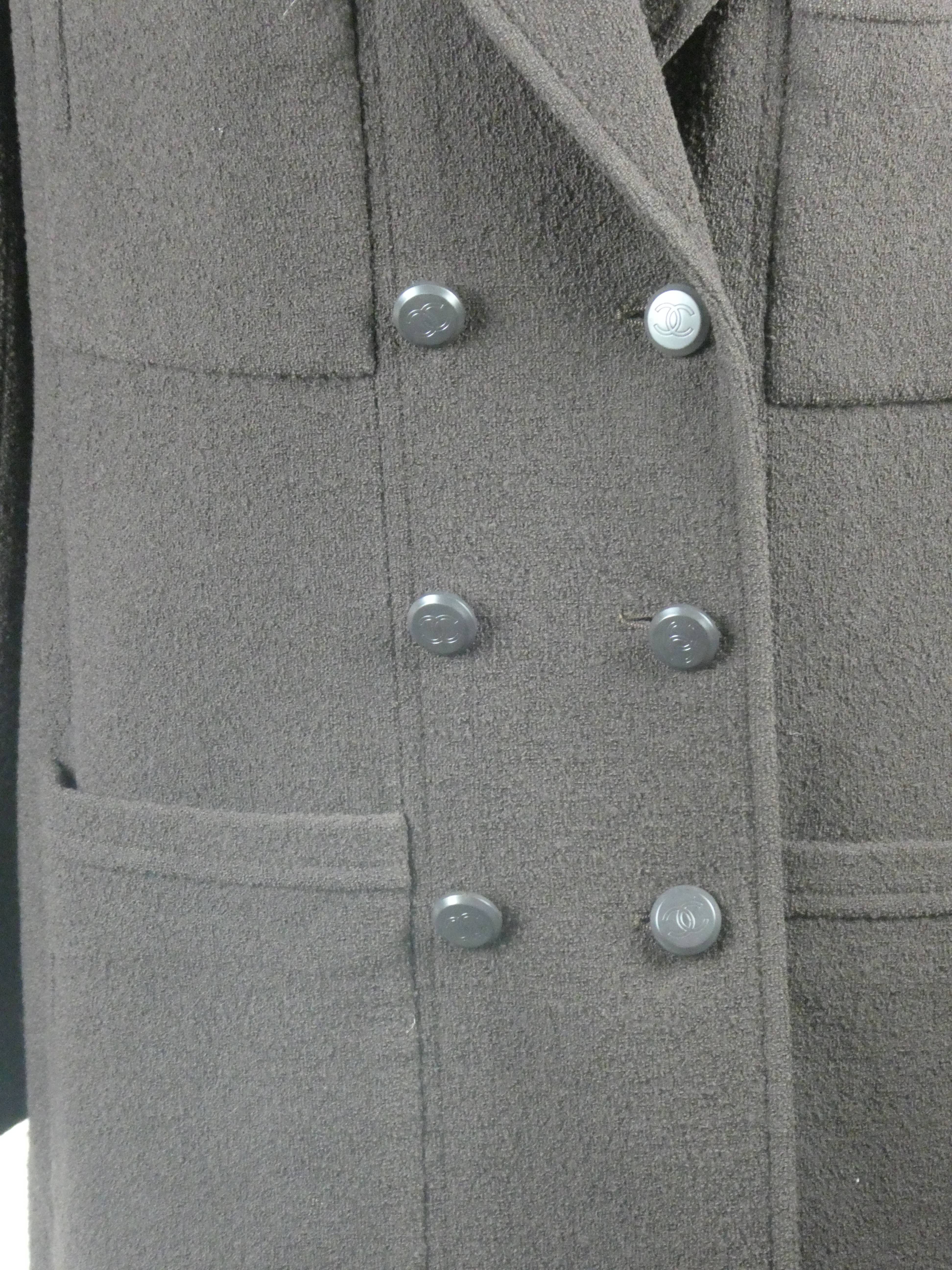 Chanel veste manches longues encolure tailleur - Taille L - Photo 8
