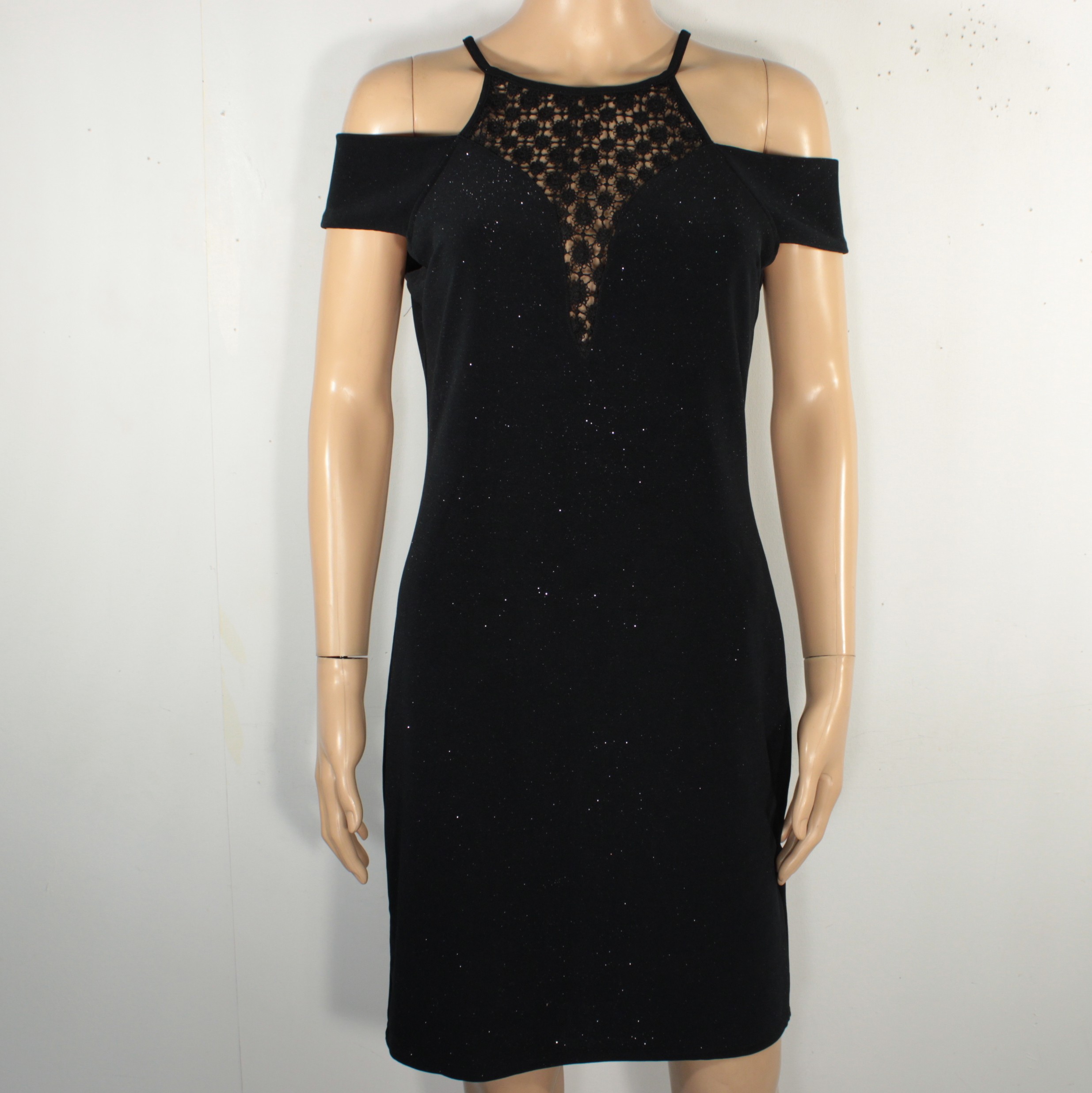 Robe Femme Noire IN VOGUE PARIS Taille Estimée M  - Vue 2 - 