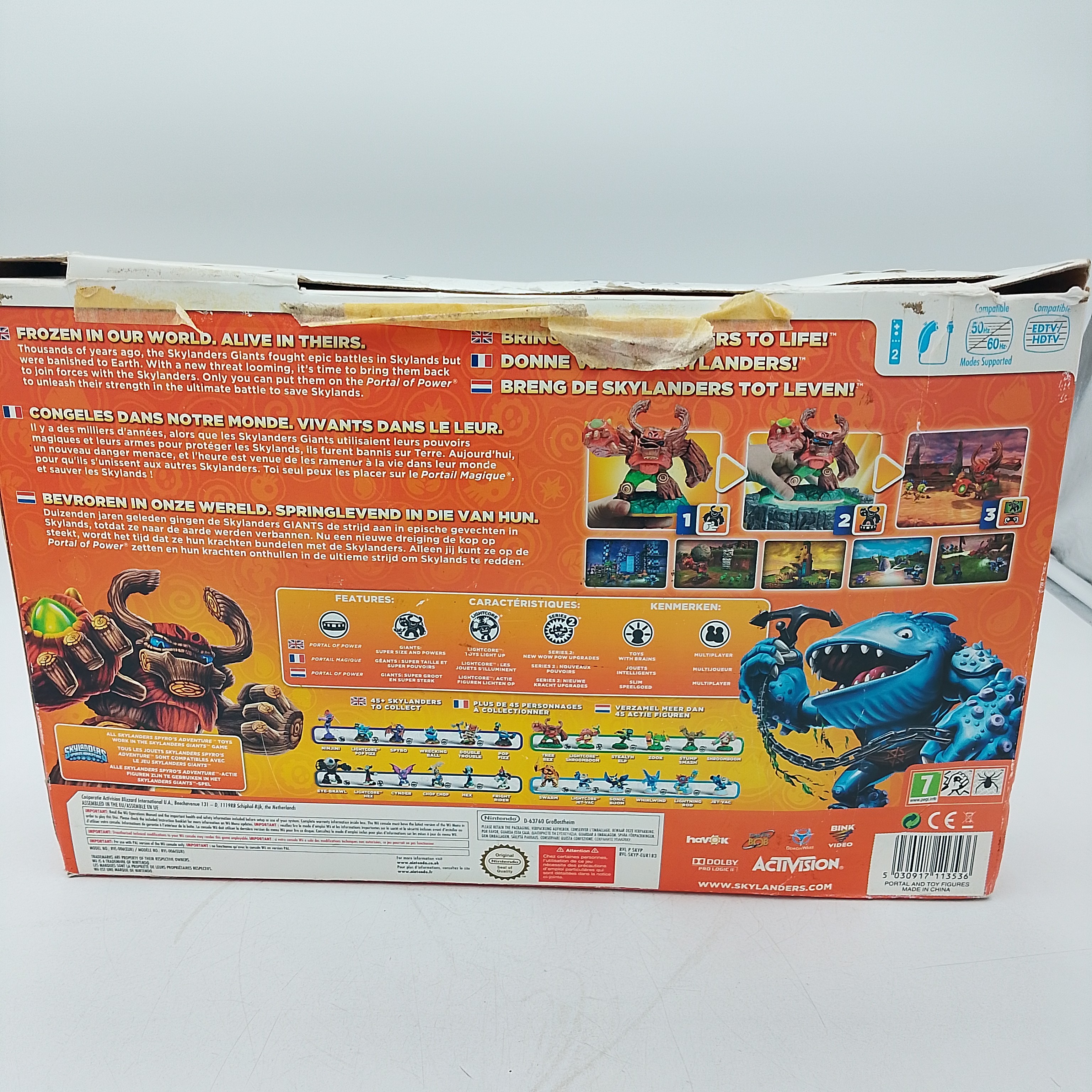 Voir photo 10 de Coffret Skylanders Giants Wii + Portail + 14 figurines dont Dark Spyro Coffret Skylanders Giants Wii + Portail + 14 figurines dont Dark Spyro Bon état - Vue 10 -