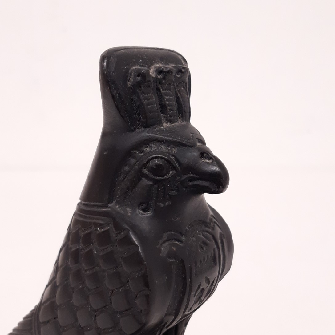Statuette ancienne du dieu égyptien Horus - Photo 1