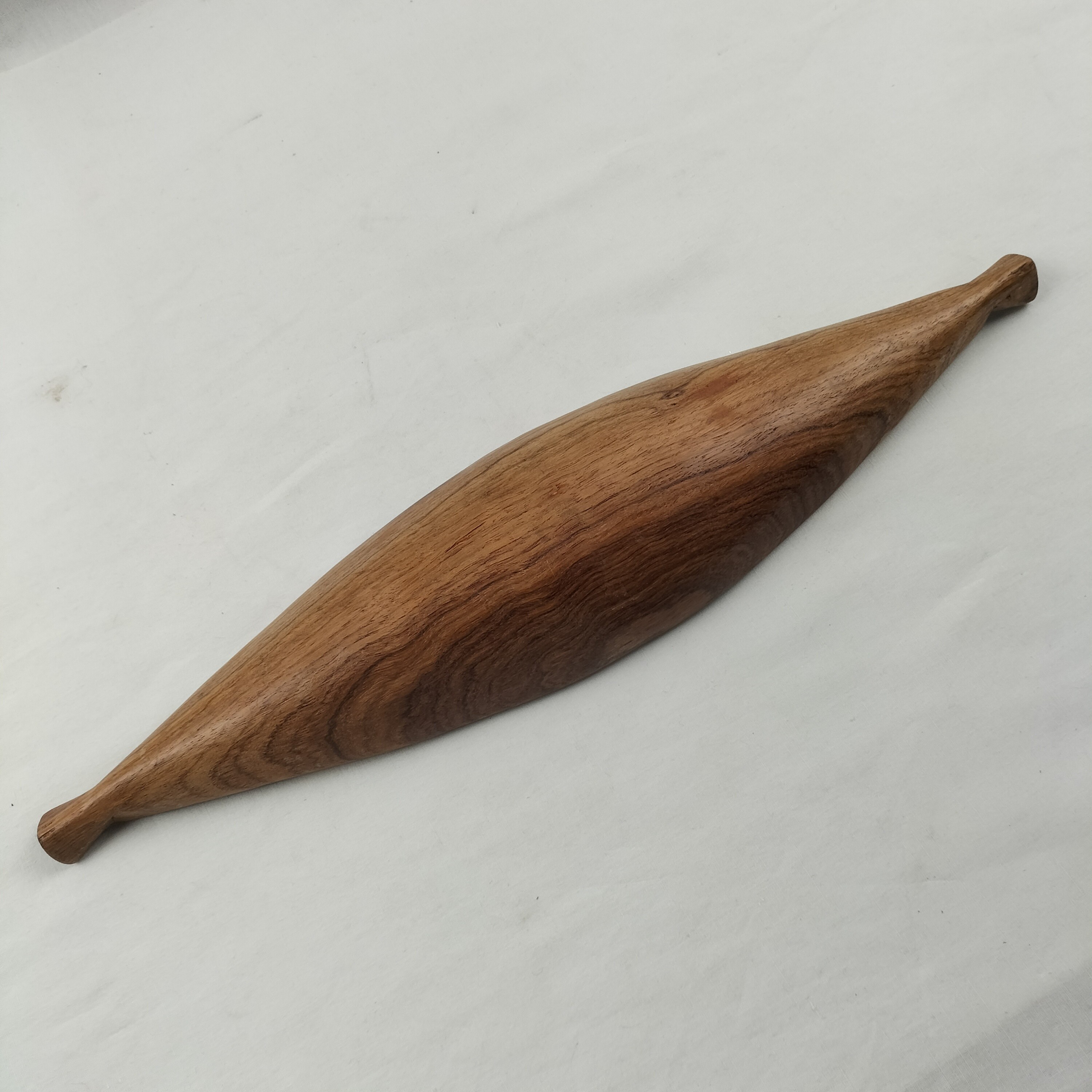 Vide poche en bois en forme de pirogue - Photo 4