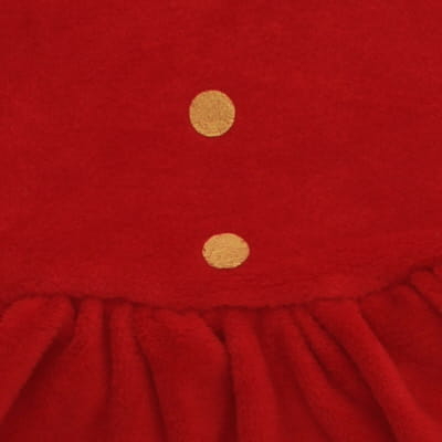 Pyjama de noël rouge tout doux imprimé - bébé - Manon & Valentin - taille 12 mois - Photo 2