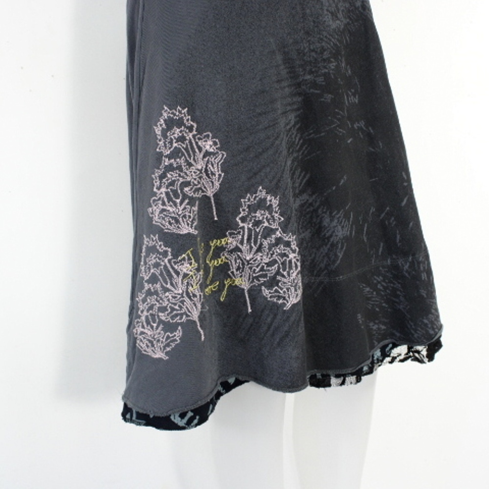 Jupe Grise DESIGUAL Taille S  - Vue 3 - 