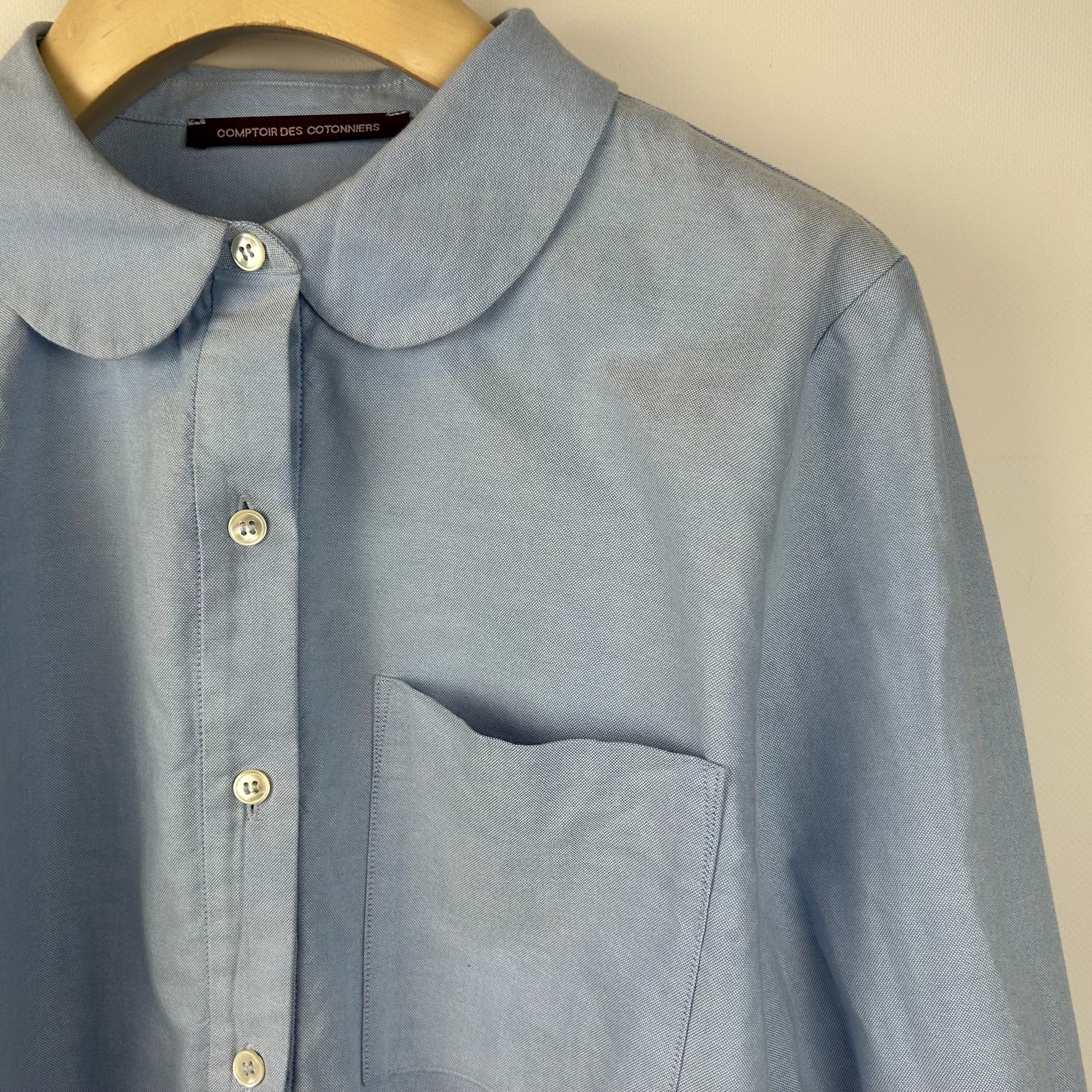Comptoir Des Cotonniers - Chemise bleu 100% coton - Taille 42 - Photo 1