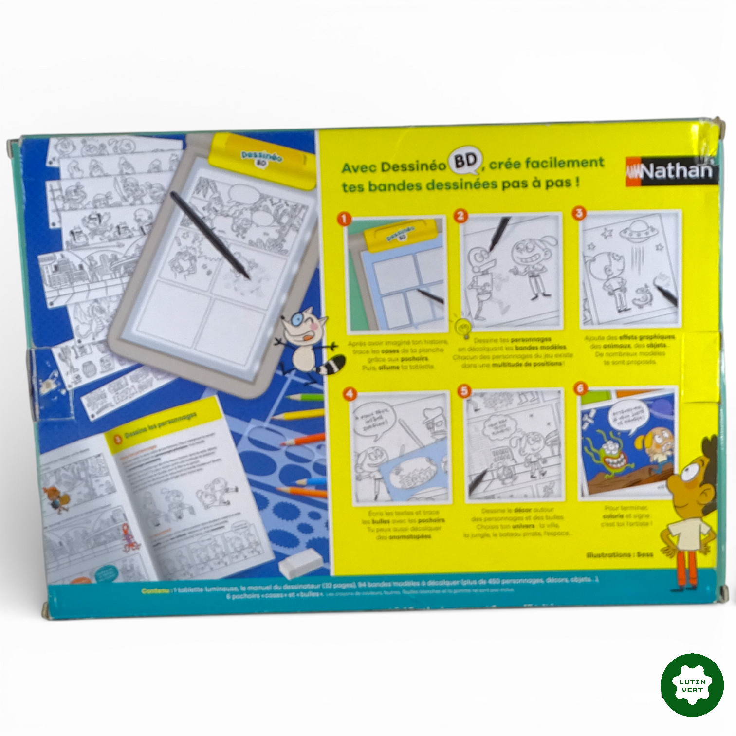 Dessinéo BD d'occasion NATHAN - Dès 7 ans | Ref 12908 Bon état - Vue 3 - 