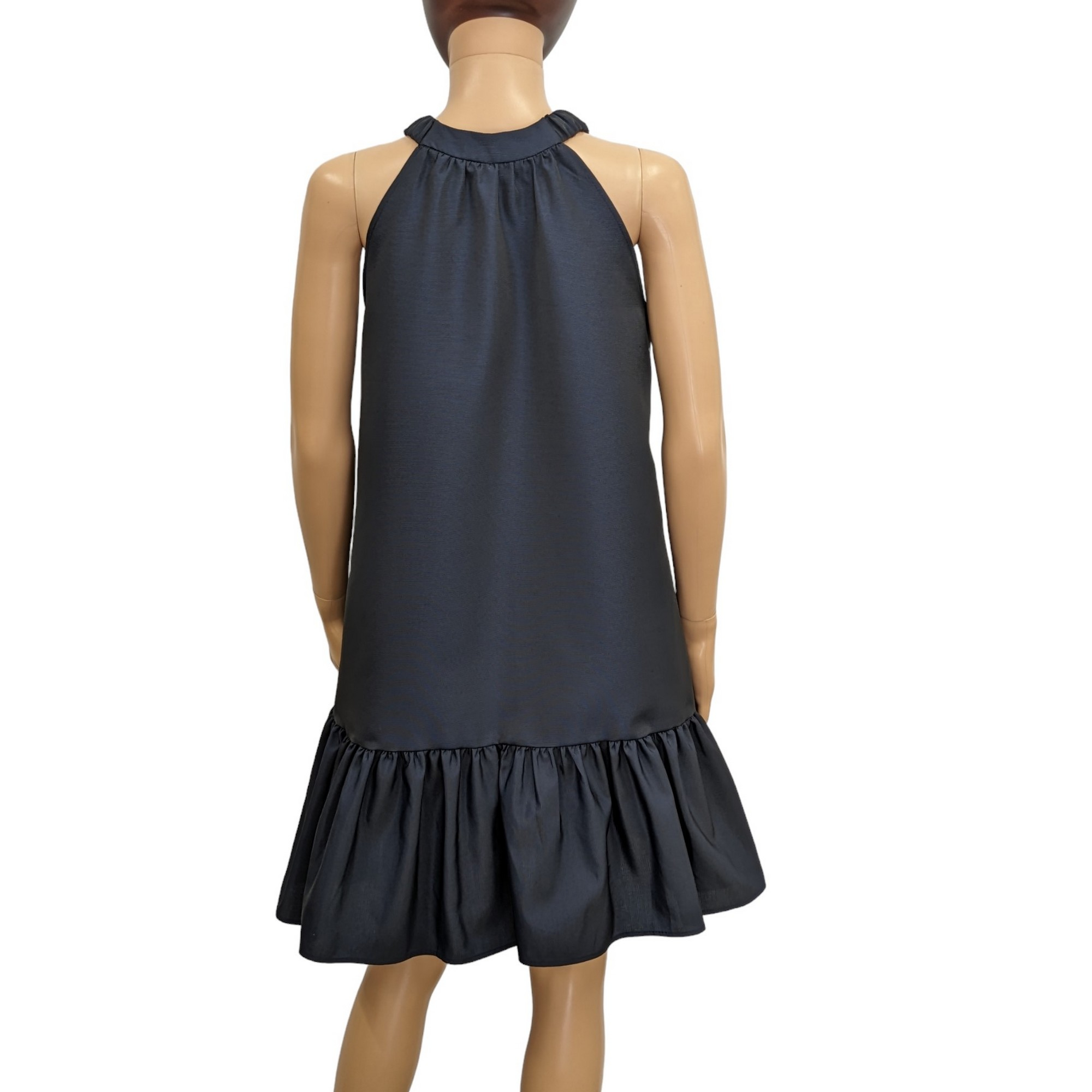 Robe Tara Jarmon T 36 en ottoman bleu nuit Idéal Soirée cocktail - Photo 3