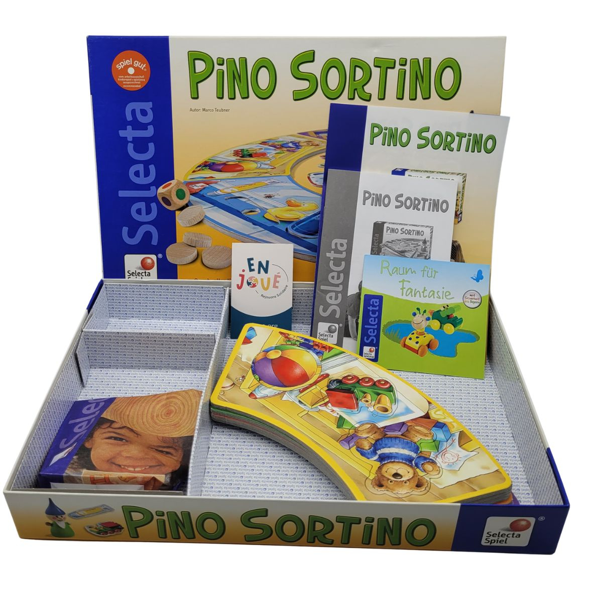 Voir photo 2 de Jeu de société - Pino Sortino - Sélecta - Dès 3 ans. Jeu de société - Pino Sortino - Sélecta - Dès 3 ans. - Vue 2 -