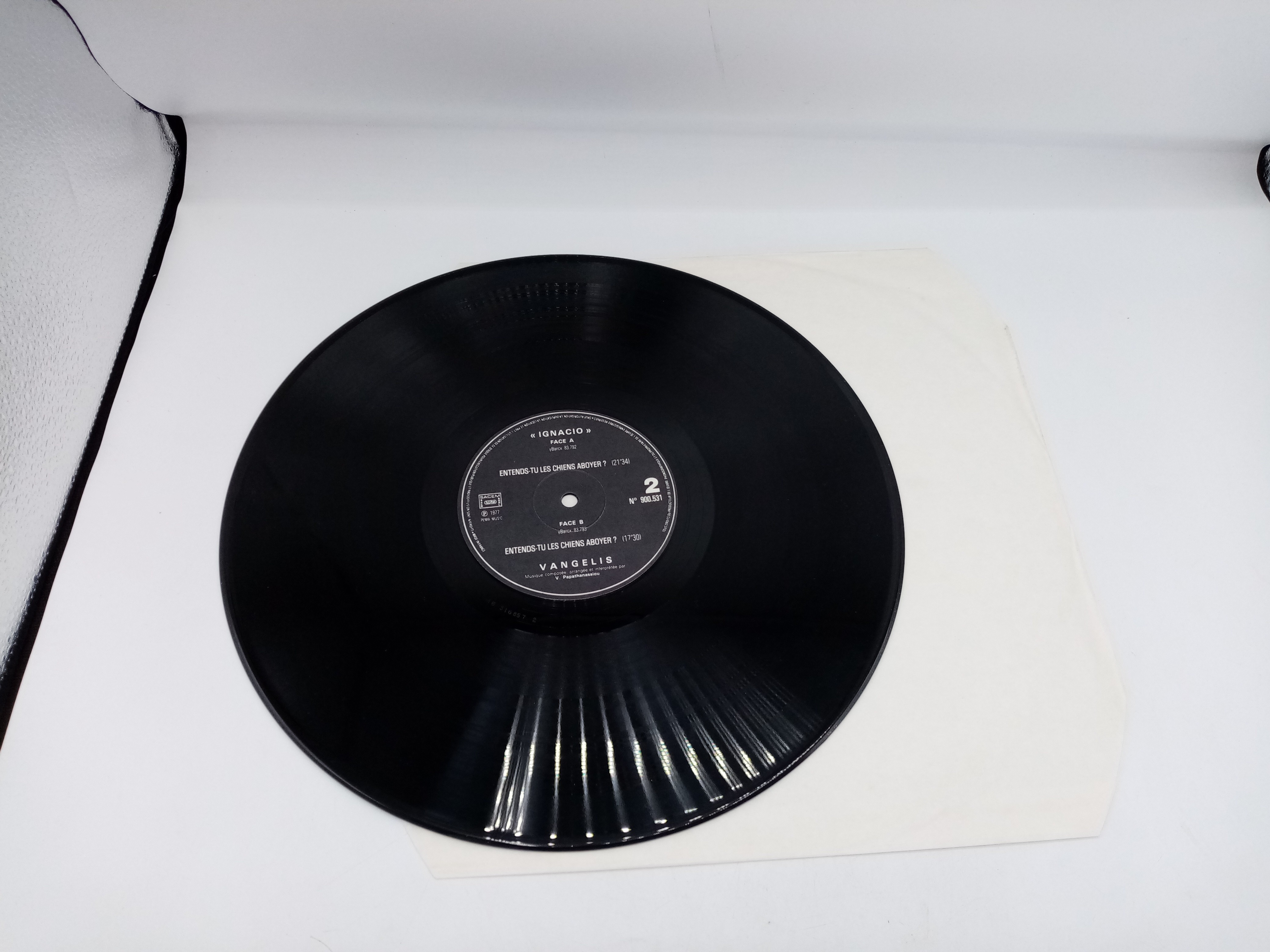 Album vinyle "IGNACIO" de Vangelis Papa Thanassiou de 1977 Bon état - Vue 2 - 