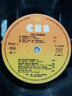 Voir photo 3 de ALBUM VINYLE 33T, JOE DASSIN, JOE DASSIN ALBUM VINYLE 33T, JOE DASSIN, JOE DASSIN État correct - Vue 3 -
