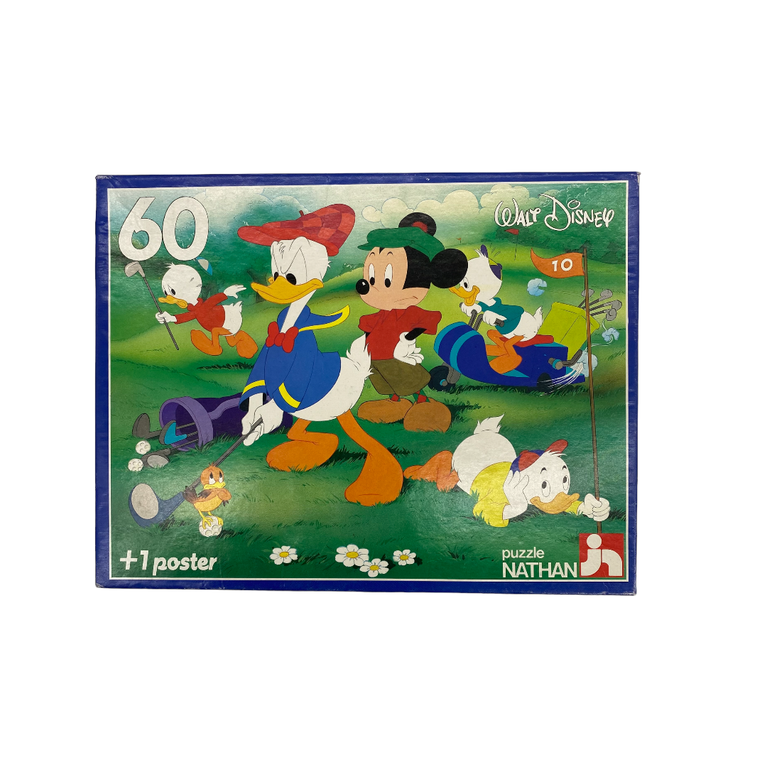 Puzzle - Walt Disney - Mickey, Donald et ses neveux - 60 pièces- Édition 1983 - Photo 0