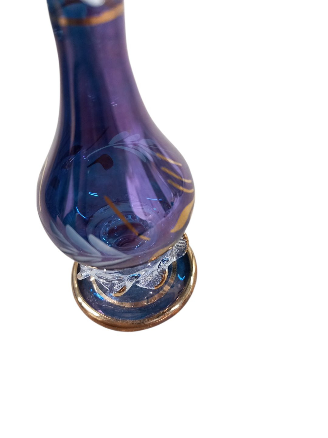 Flacon de parfum oriental soufflé à la bouche. Bon état - Vue 3 - 