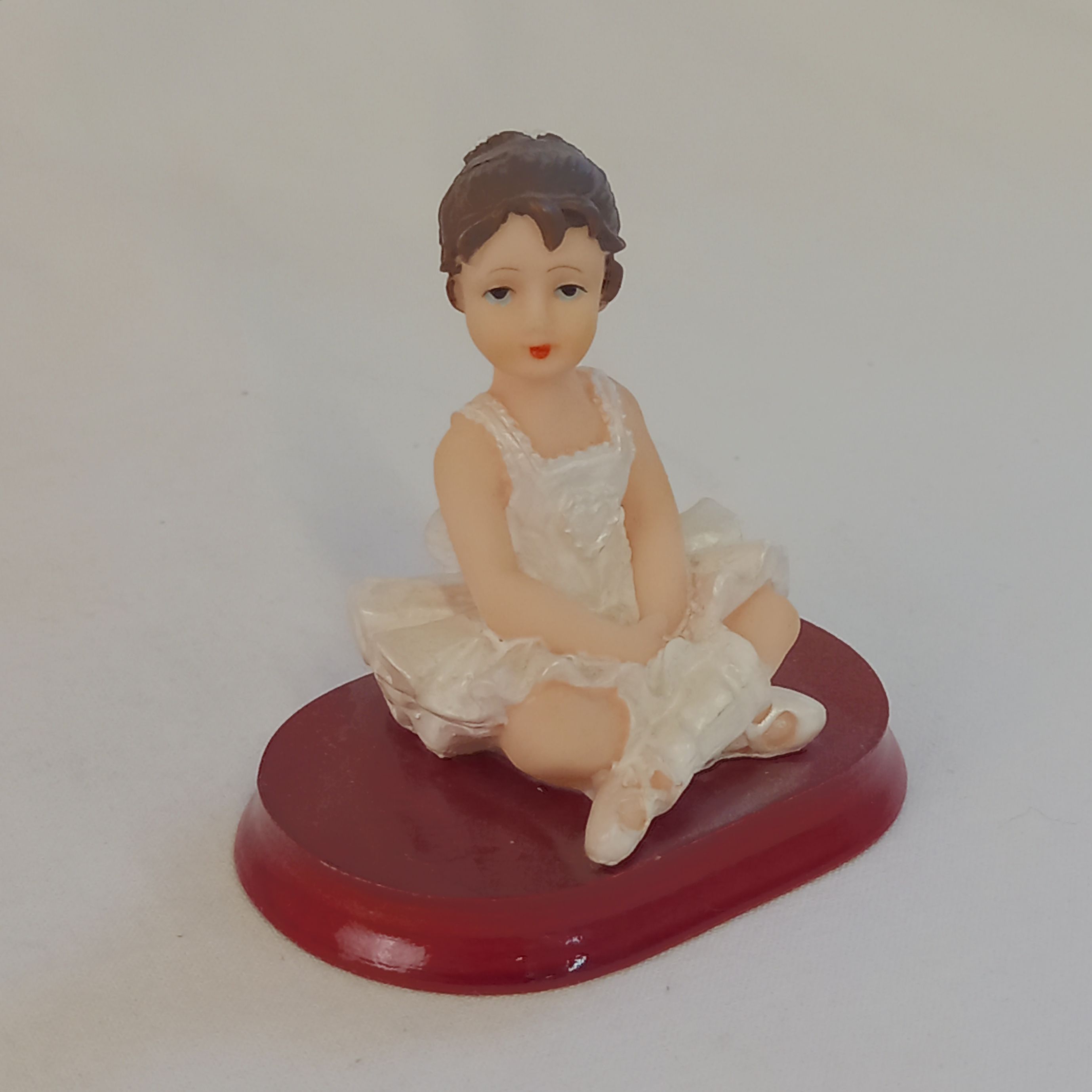 Lot De 3 Figurines Ballerines Blanches En PVC - Décoration De Gâteau Et Ornement Maison/Bureau - Pour Fêtes, Anniversaires, Mariages