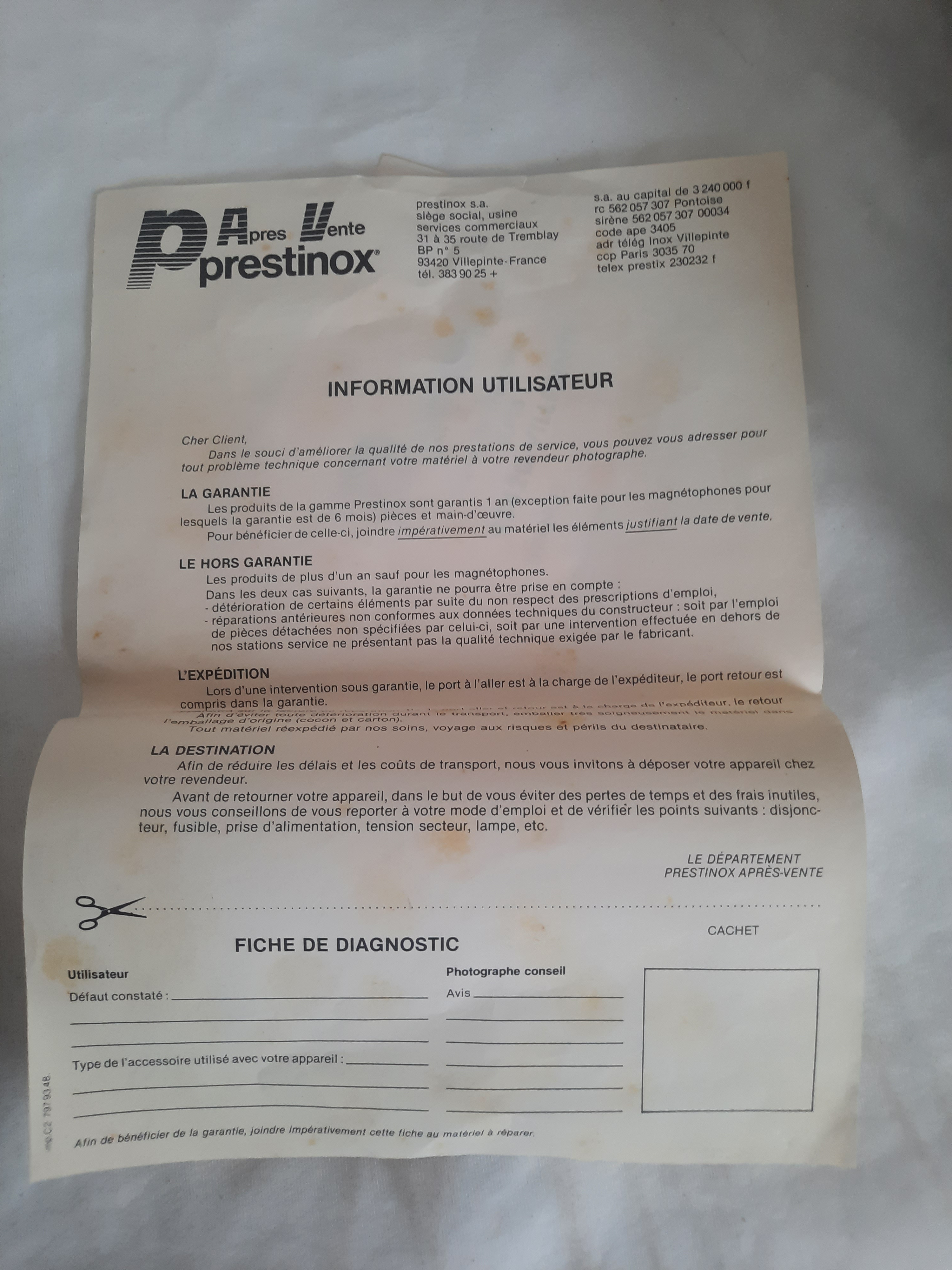 Lecteur diapositives Prestinox - Photo 2