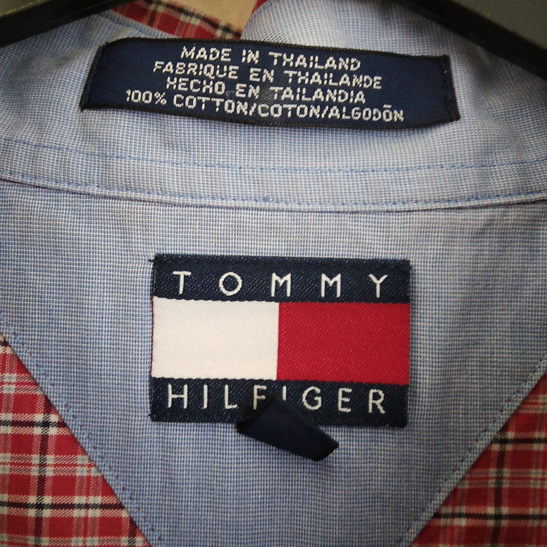 Chemise à carreaux, Tommy Hilfiger - L Très bon état - Vue 4 - 