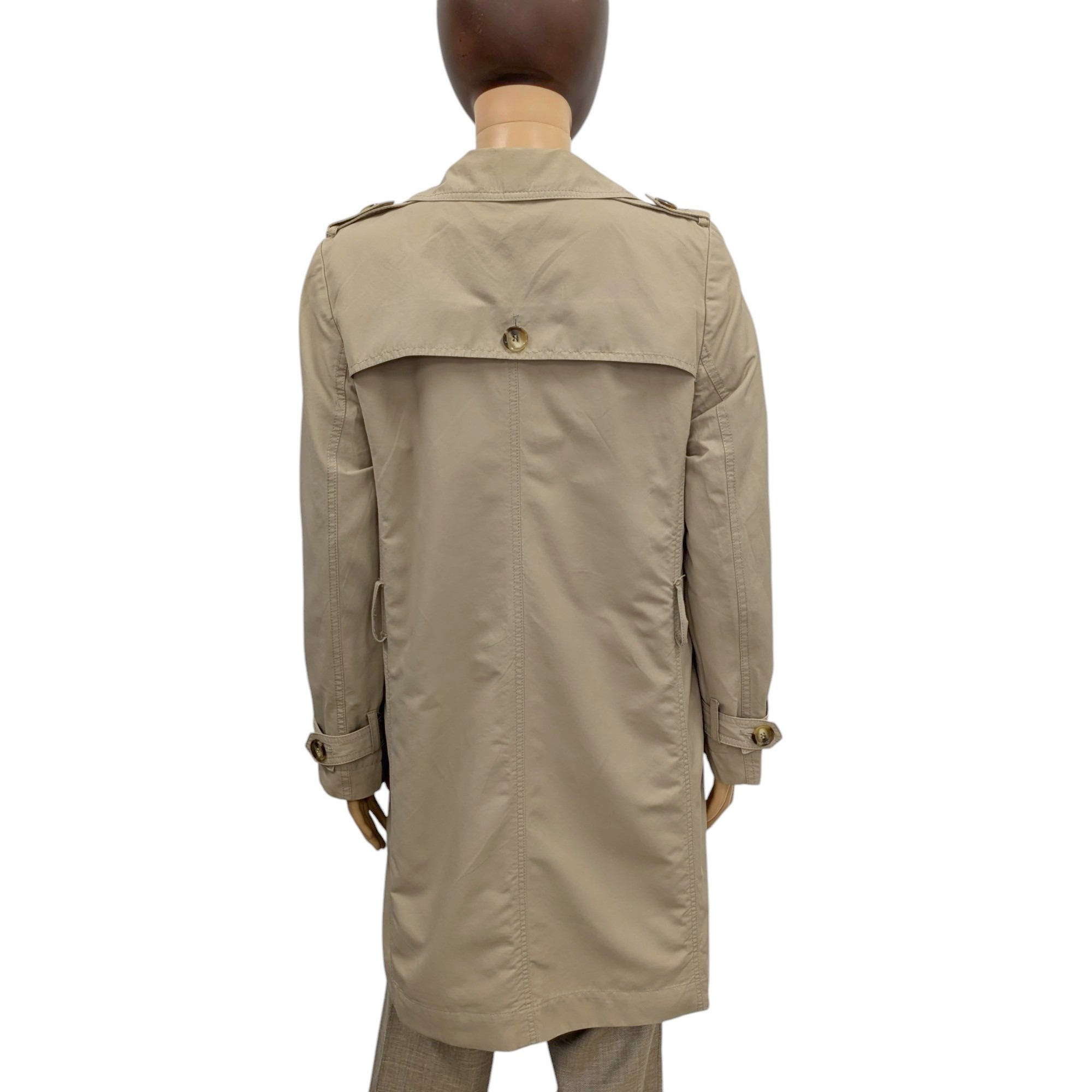 Veste Trench léger Pablo Gérard Darel T 42 en toile beige - Photo 3