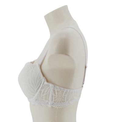 Soutien-gorge blanc dentelle avec armatures - Taille 95B - Photo 1