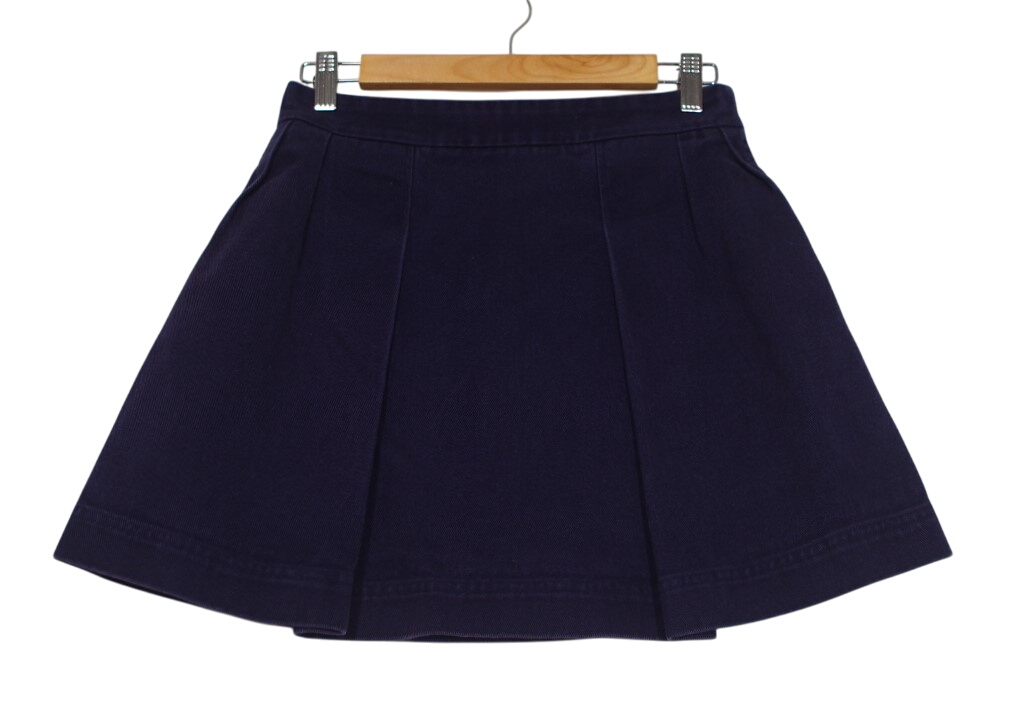 💜 Douceur Colorée – Jupe Courte Bleu-Violet Petit Bateau T.S 💜 - Photo 0